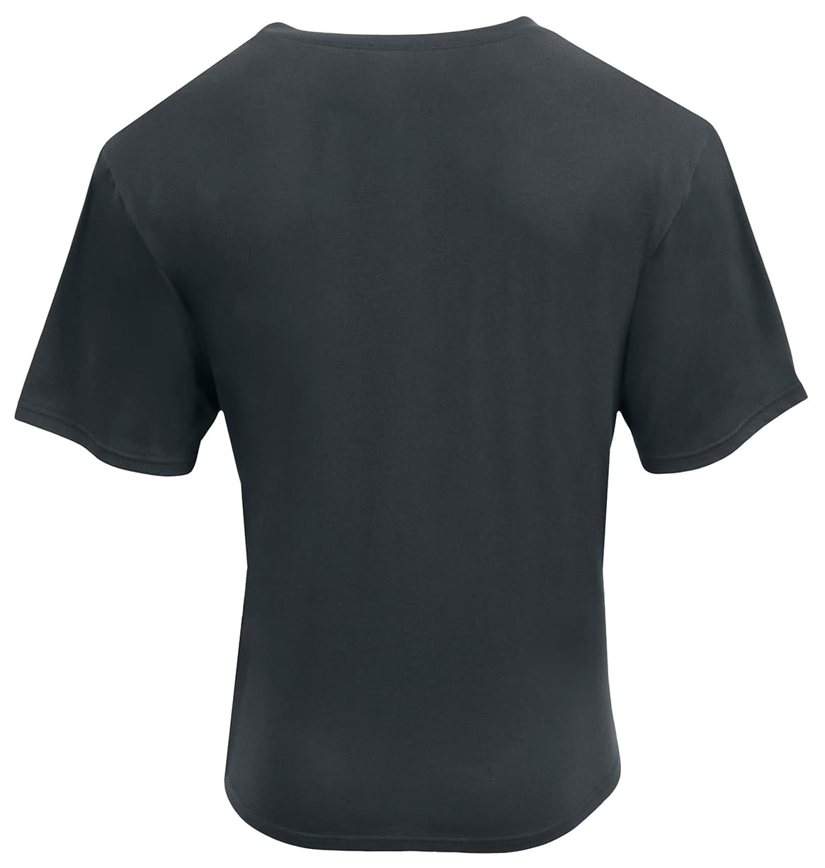 A4 Softek Short Sleeve V-Neck - GRAPHITE - back