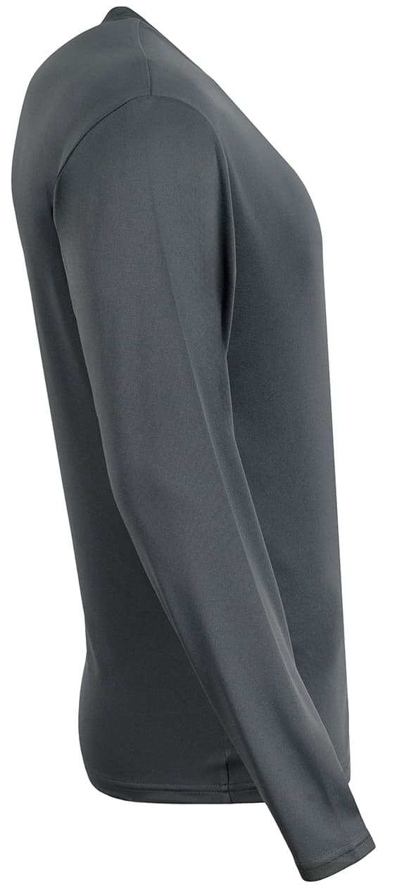A4 Sprint Long Sleeve Pocket Tee - GRAPHITE - side
