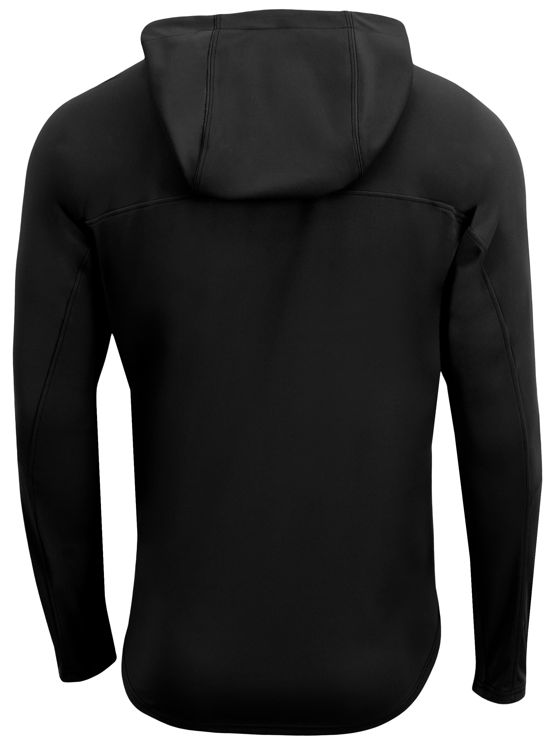 A4 AirFlex Long Sleeve Hooded Tee - BLACK - back