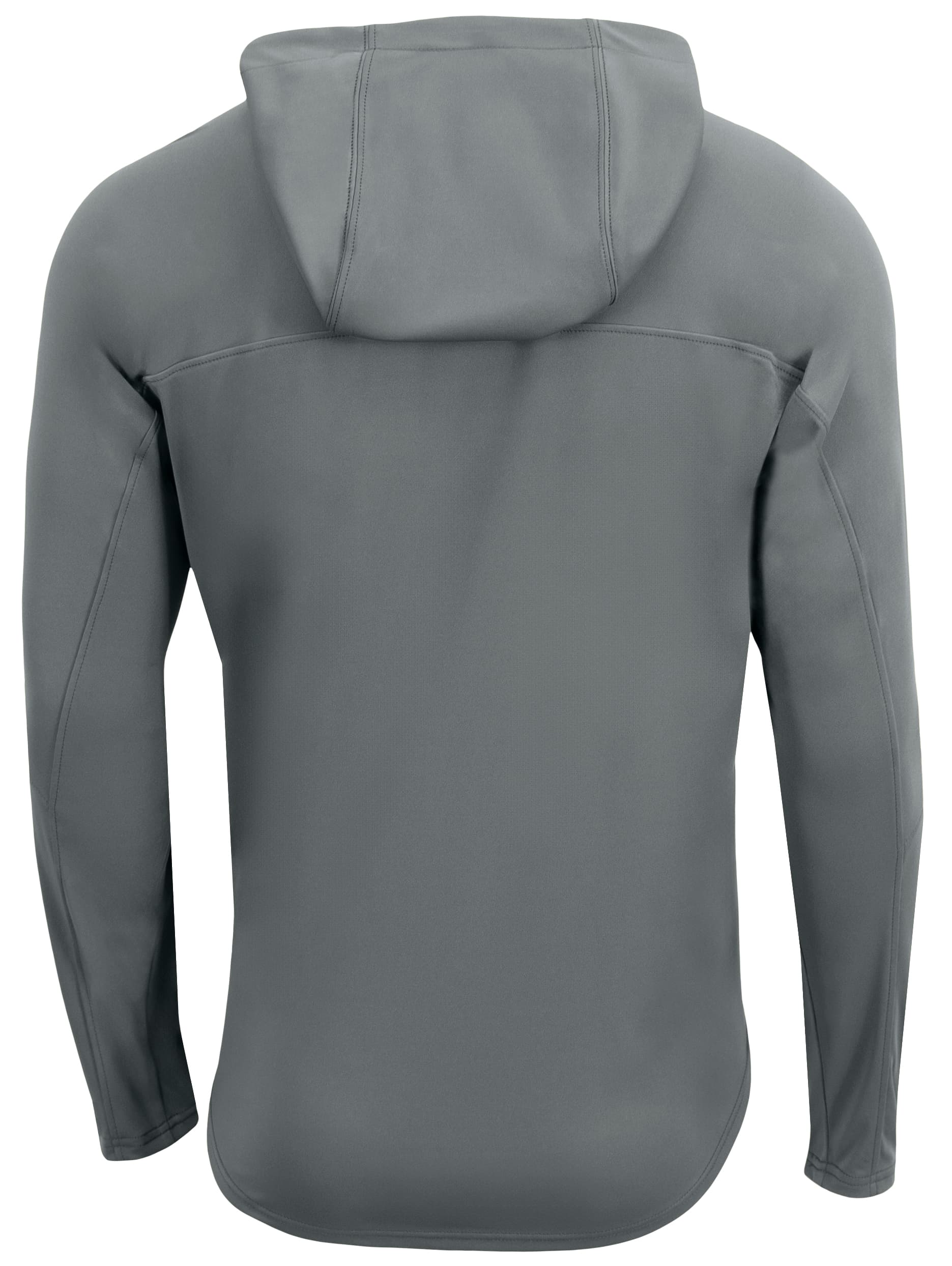 A4 AirFlex Long Sleeve Hooded Tee - GRAPHITE - back