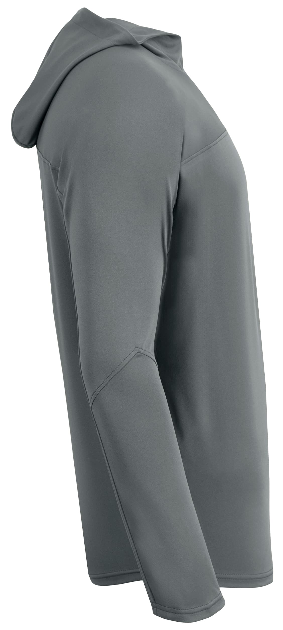 A4 AirFlex Long Sleeve Hooded Tee - GRAPHITE - side