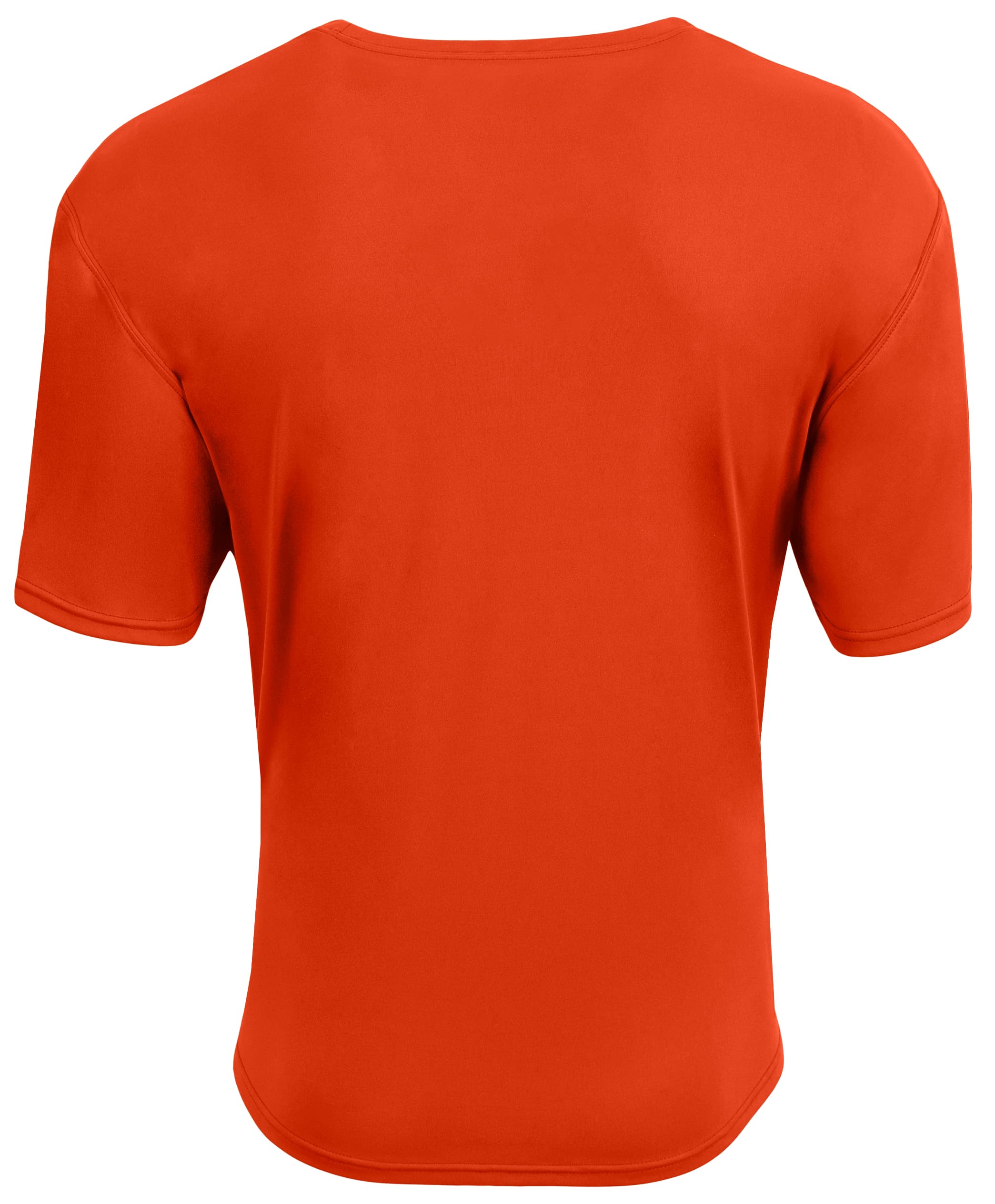 A4 AirFlex Short Sleeve Crew - ATHLETIC ORANGE - back