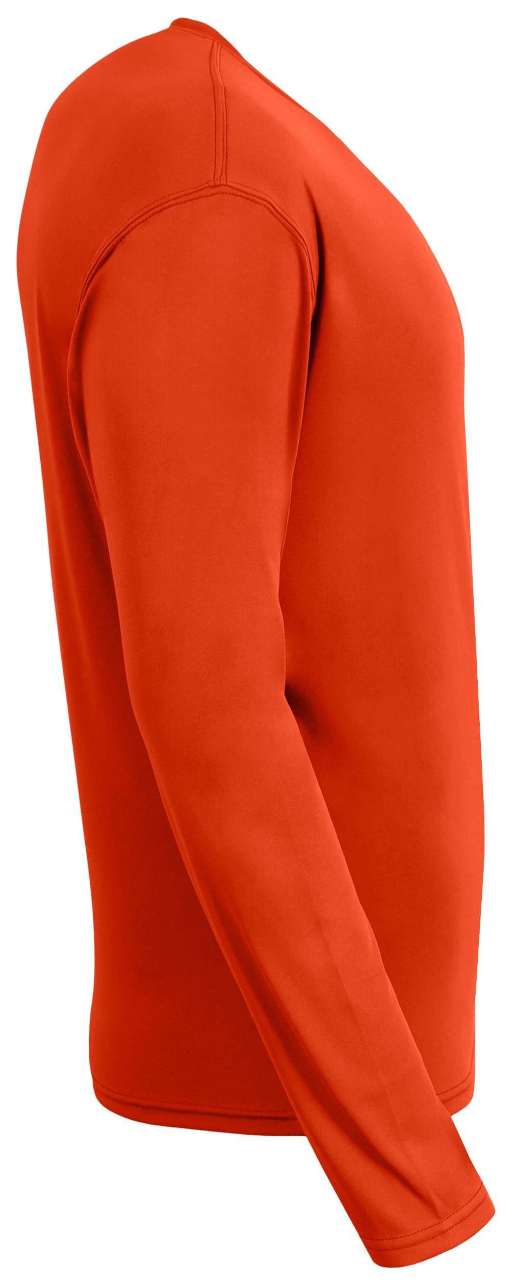 A4 AirFlex Long Sleeve Crew - ATHLETIC ORANGE - side