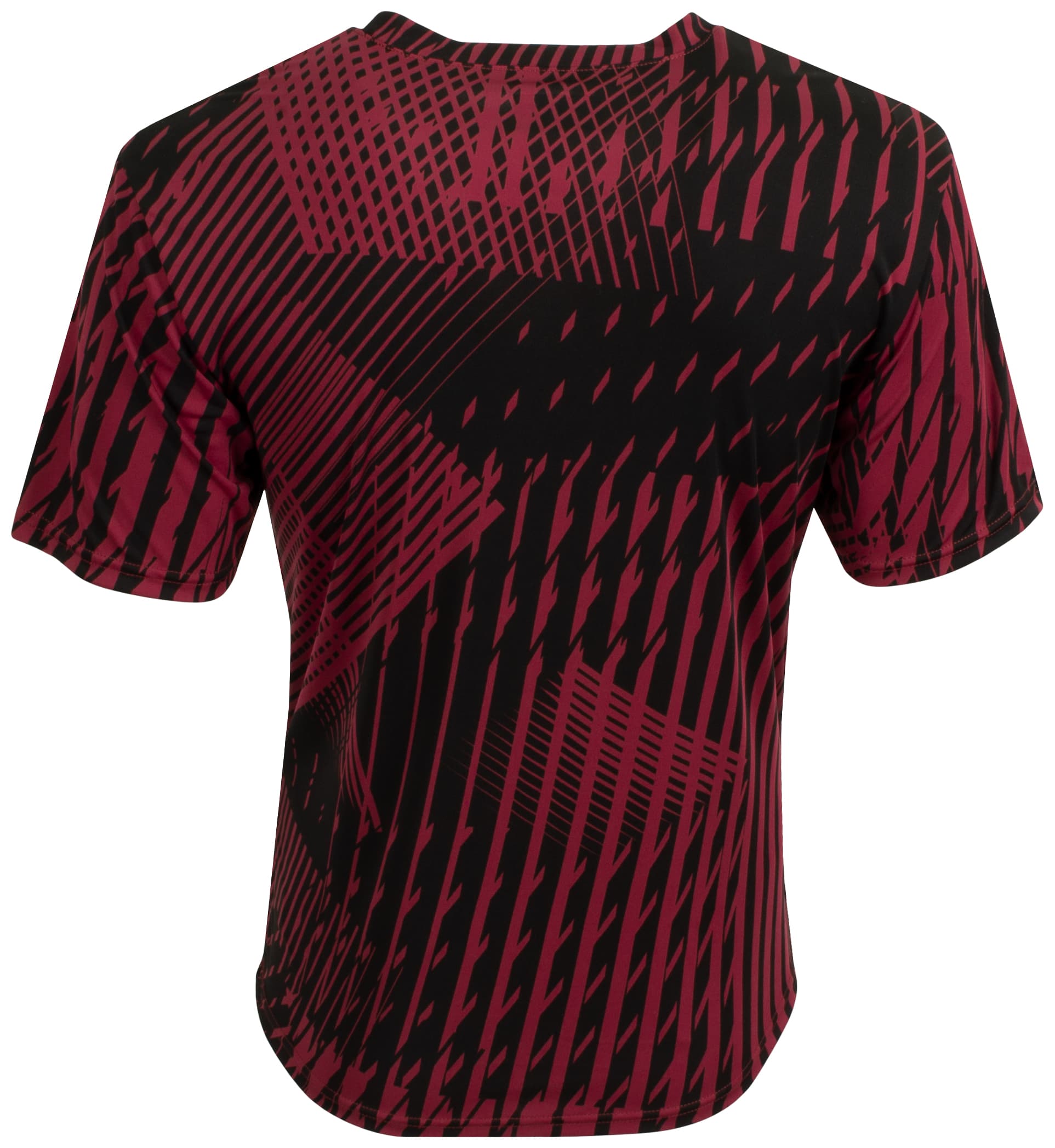 A4 Ricochet Soccer Jersey - CARDINAL/BLACK - back