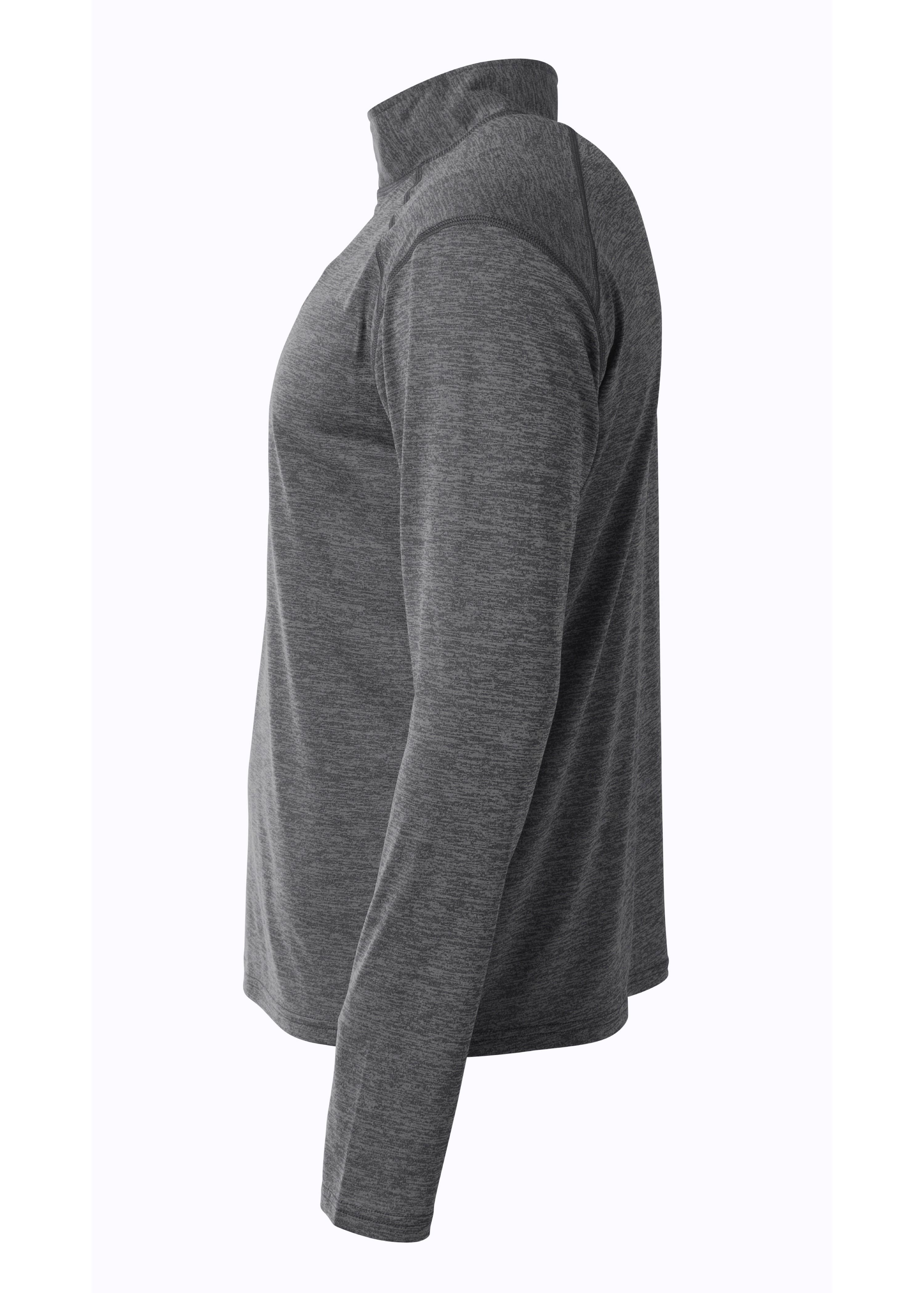 A4 Inspire Quarter Zip - CHARCOAL - side