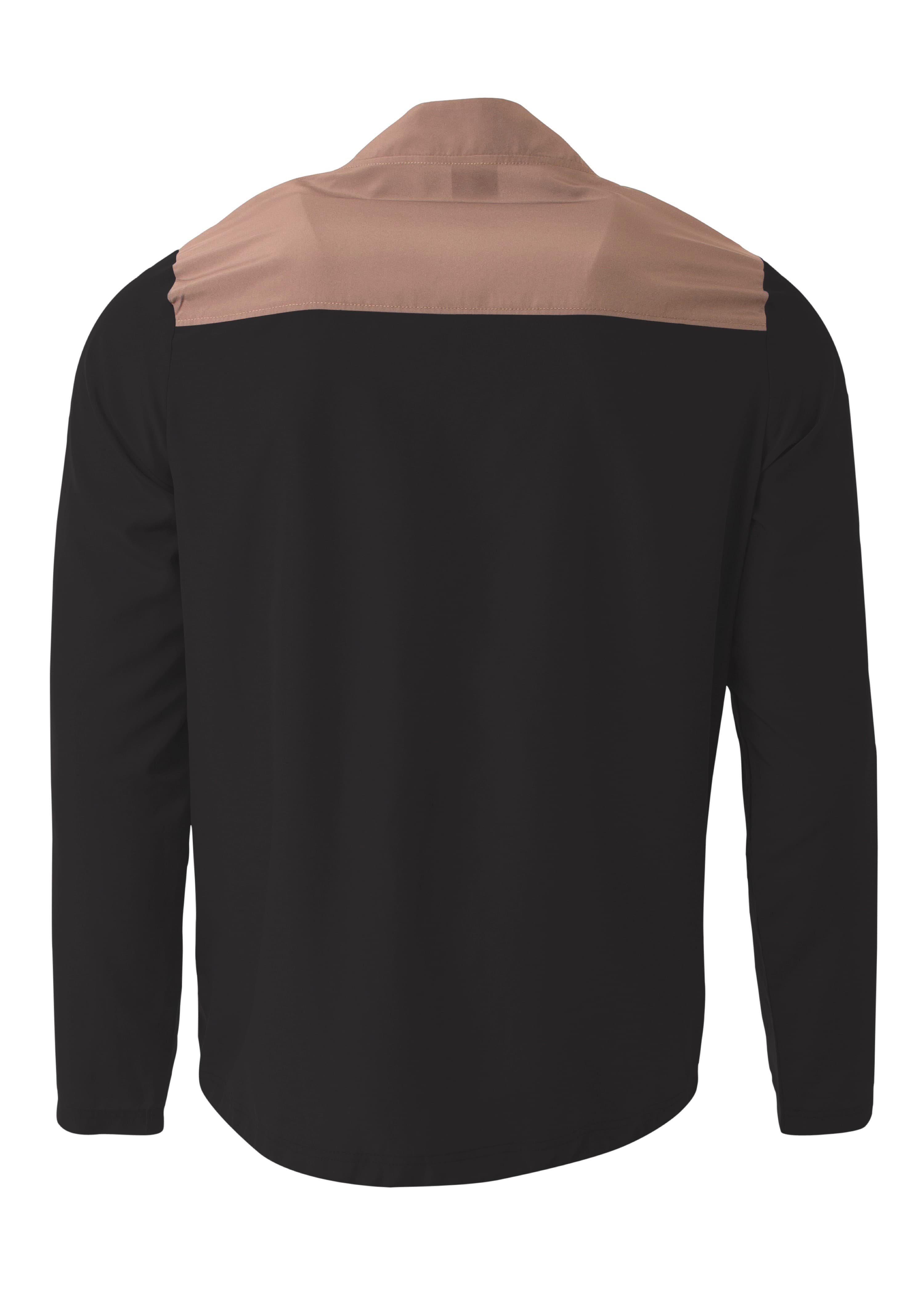 A4 Element Quarter Zip Jacket - BLACK/GRAPHITE - back