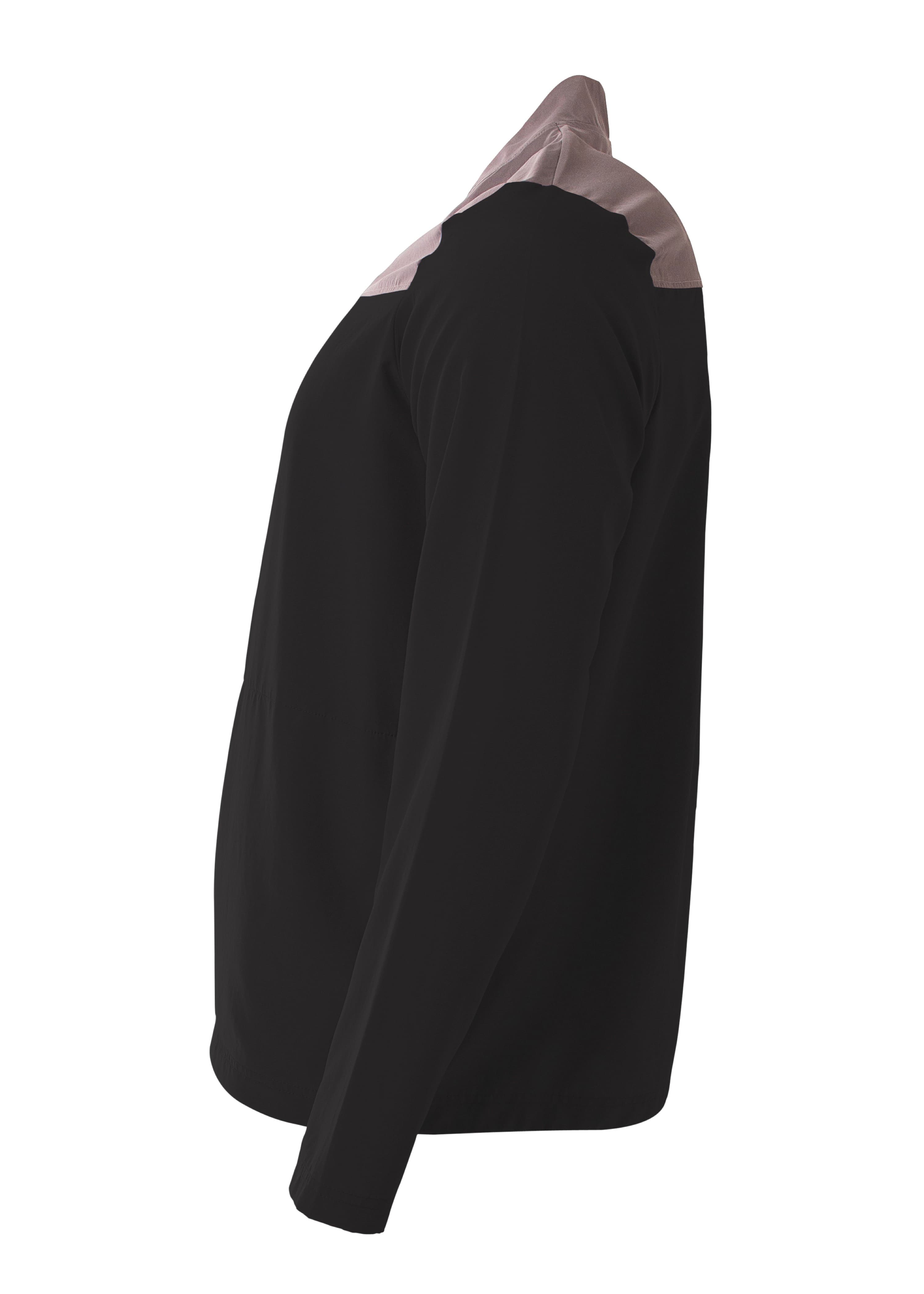 A4 Element Quarter Zip Jacket - BLACK/GRAPHITE - side