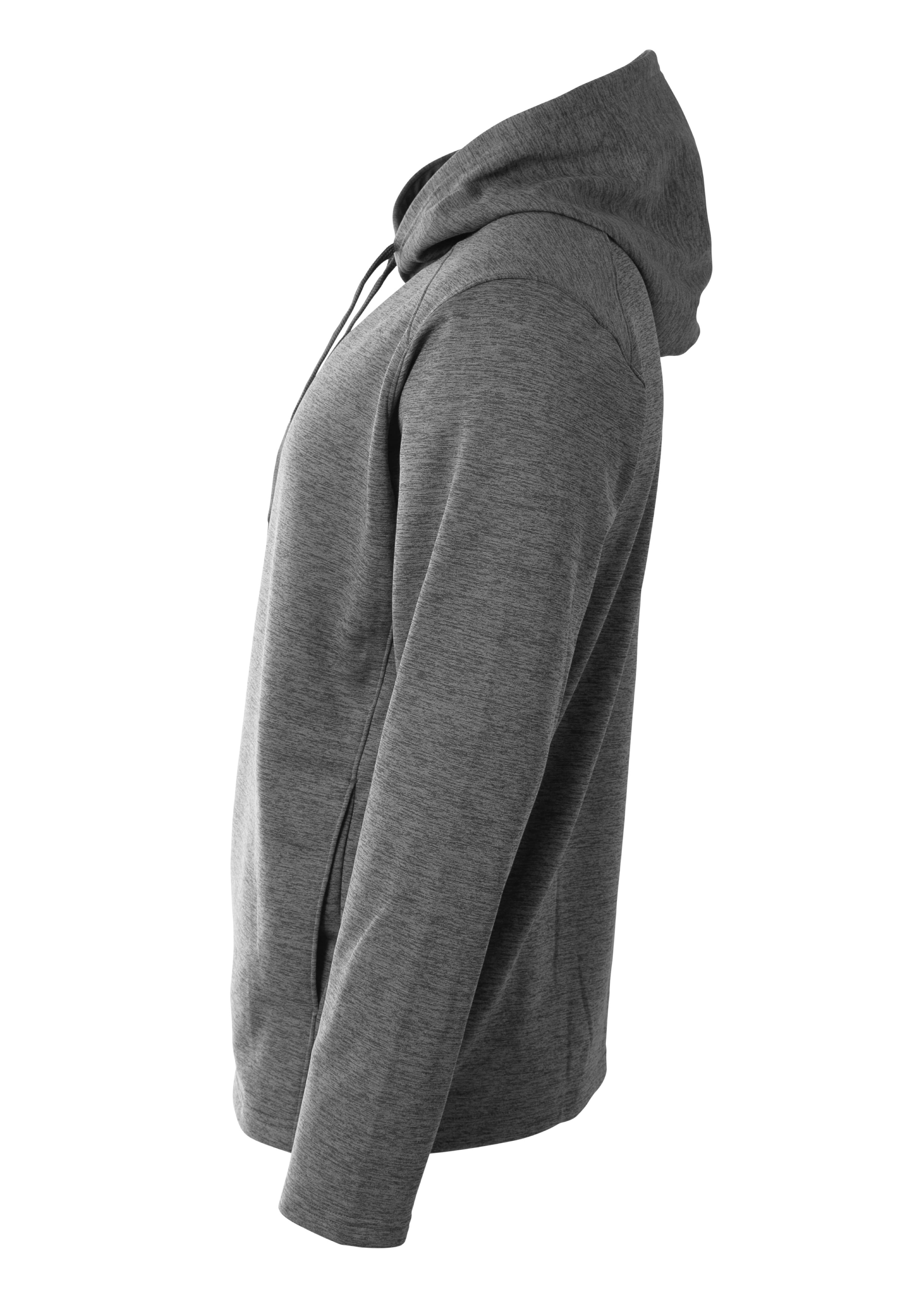 A4 Inspire Fleece Hoodie - CHARCOAL - side