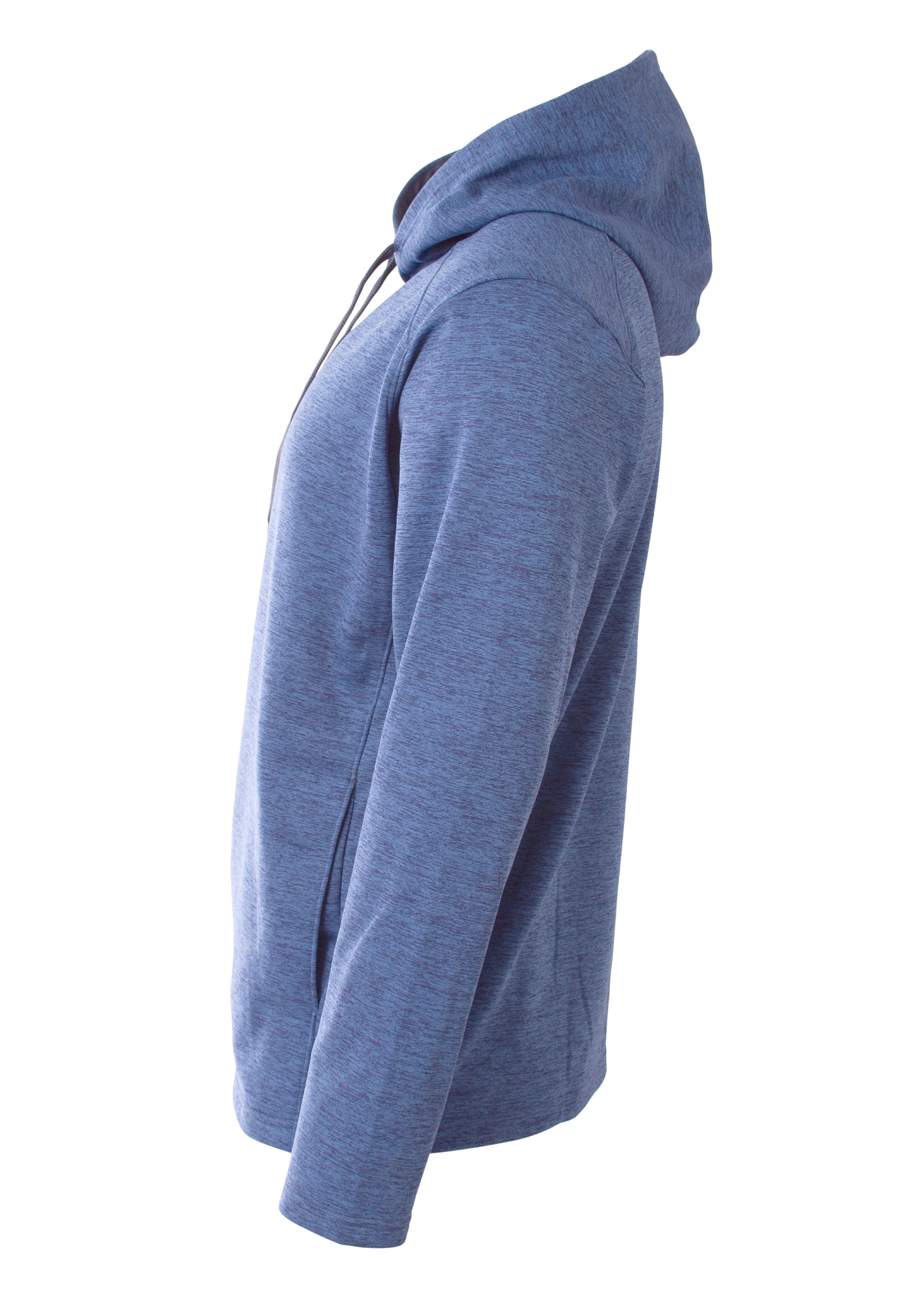 A4 Inspire Fleece Hoodie - LTBLUE - side