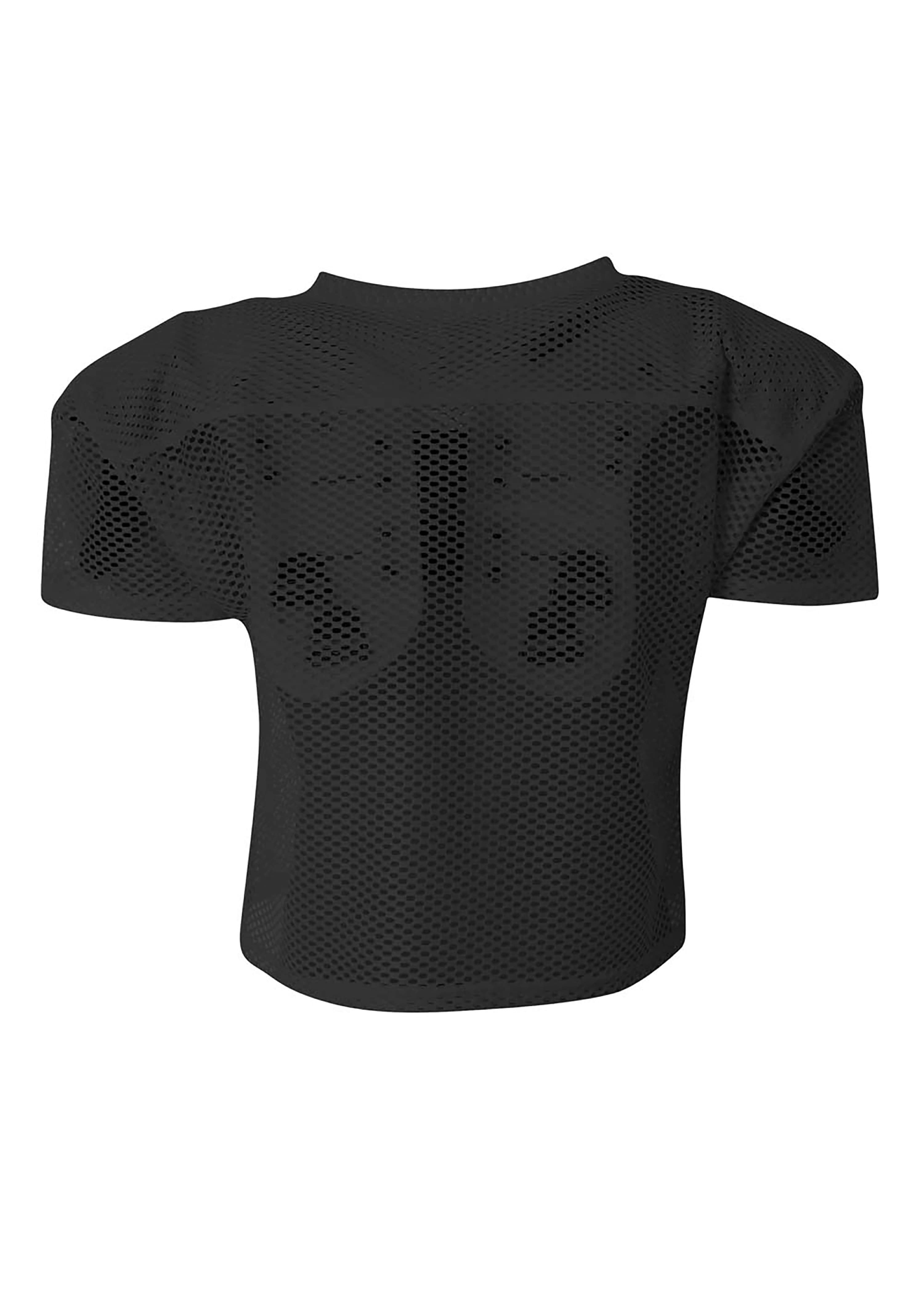 A4 Large Porthole Practice Jersey - BLACK - back