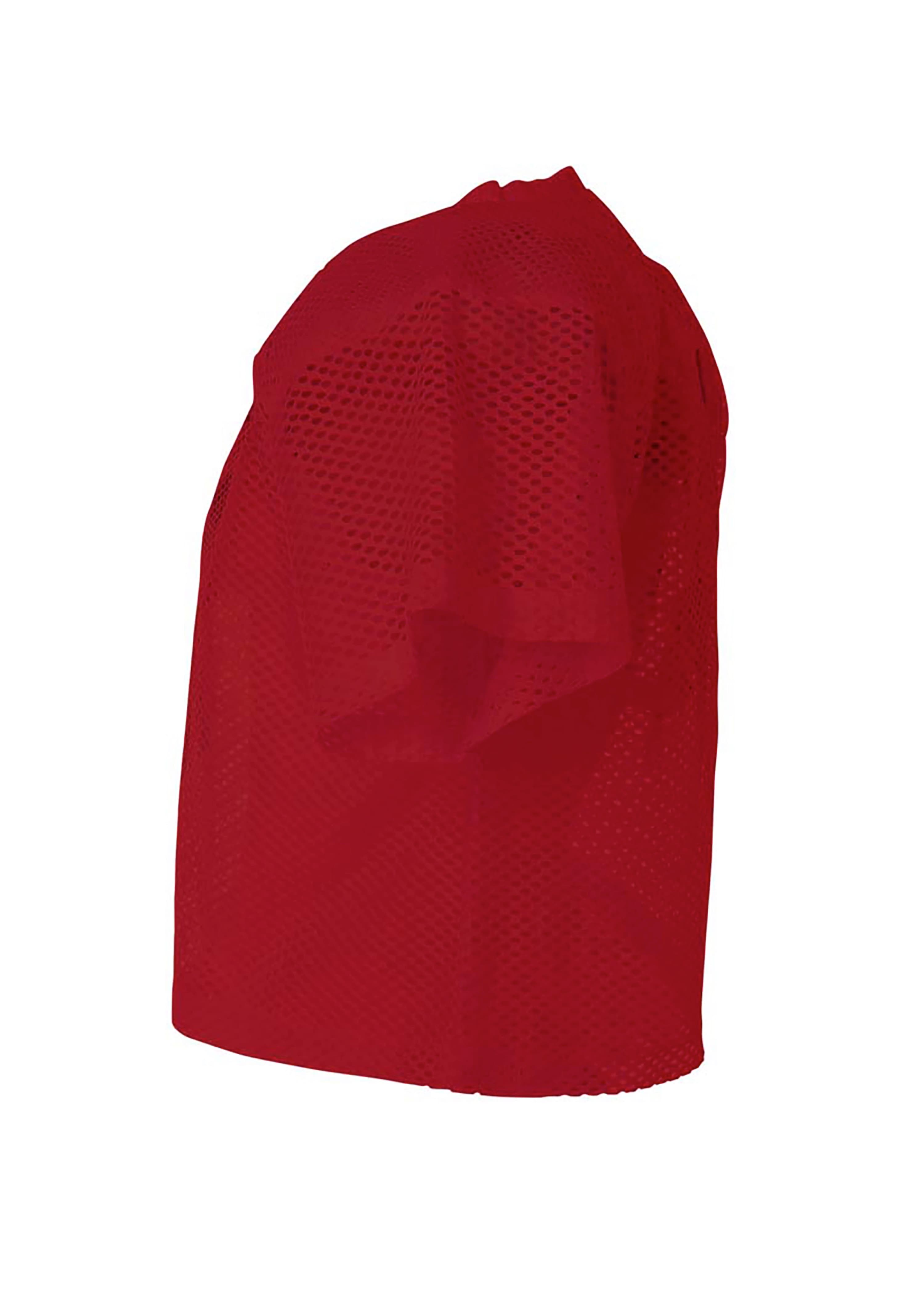 A4 Large Porthole Practice Jersey - CARDINAL - side