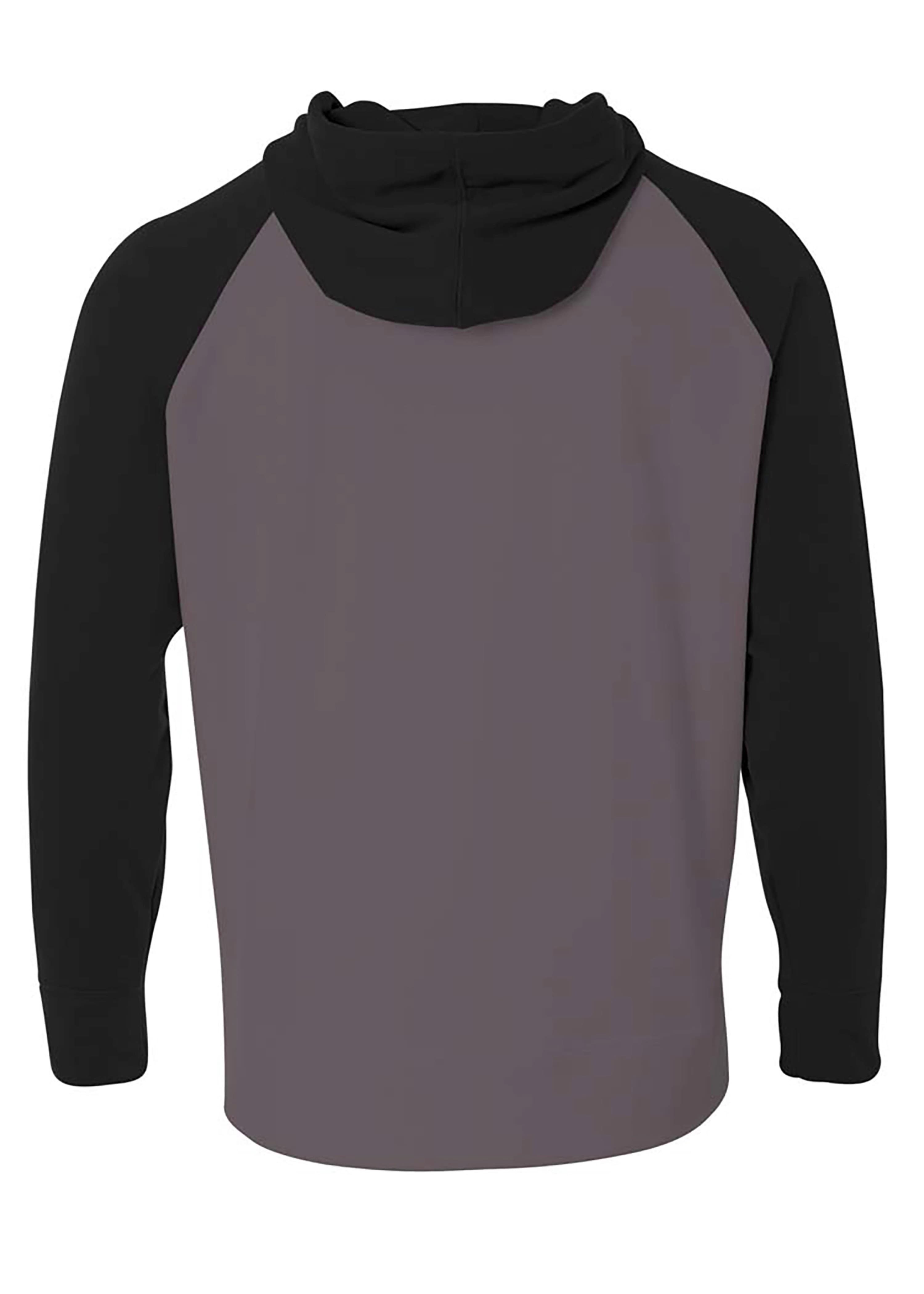 A4 Color Block Tech Fleece Hoodie - GRAPHITE/BLACK - back