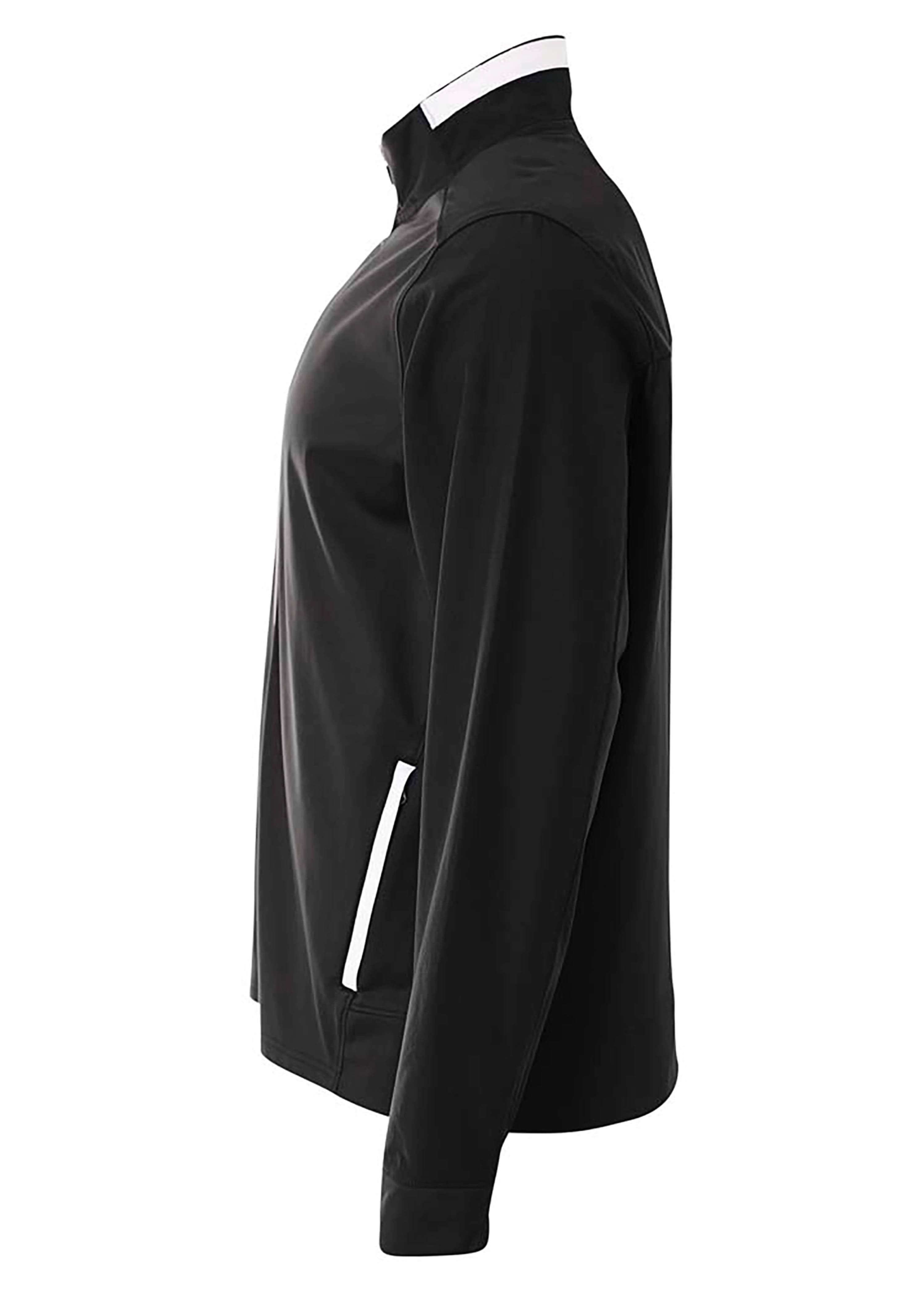 A4 League Full Zip Jacket - BLACK/WHITE - side
