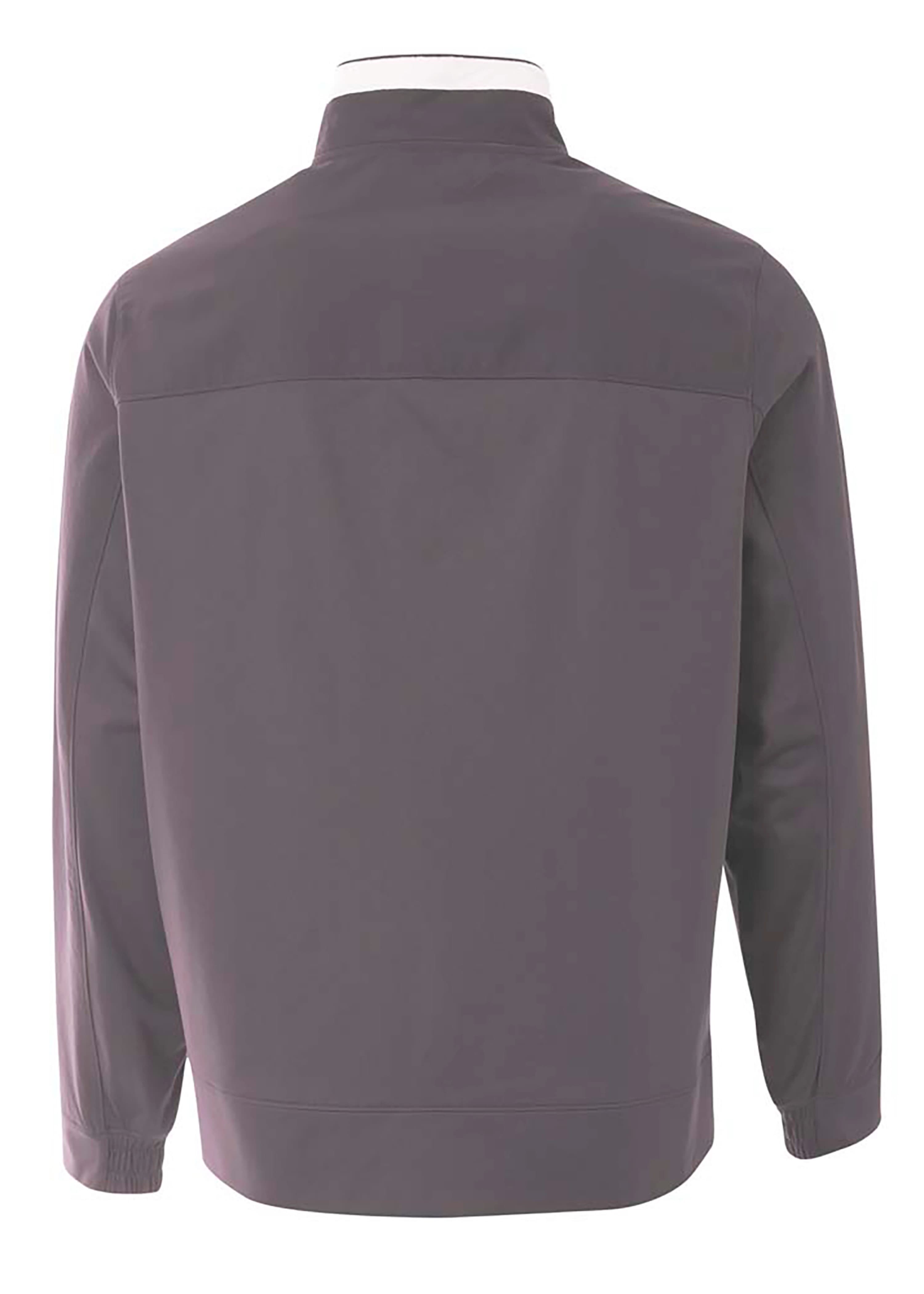 A4 League Full Zip Jacket - GRAPHITE/WHITE - back