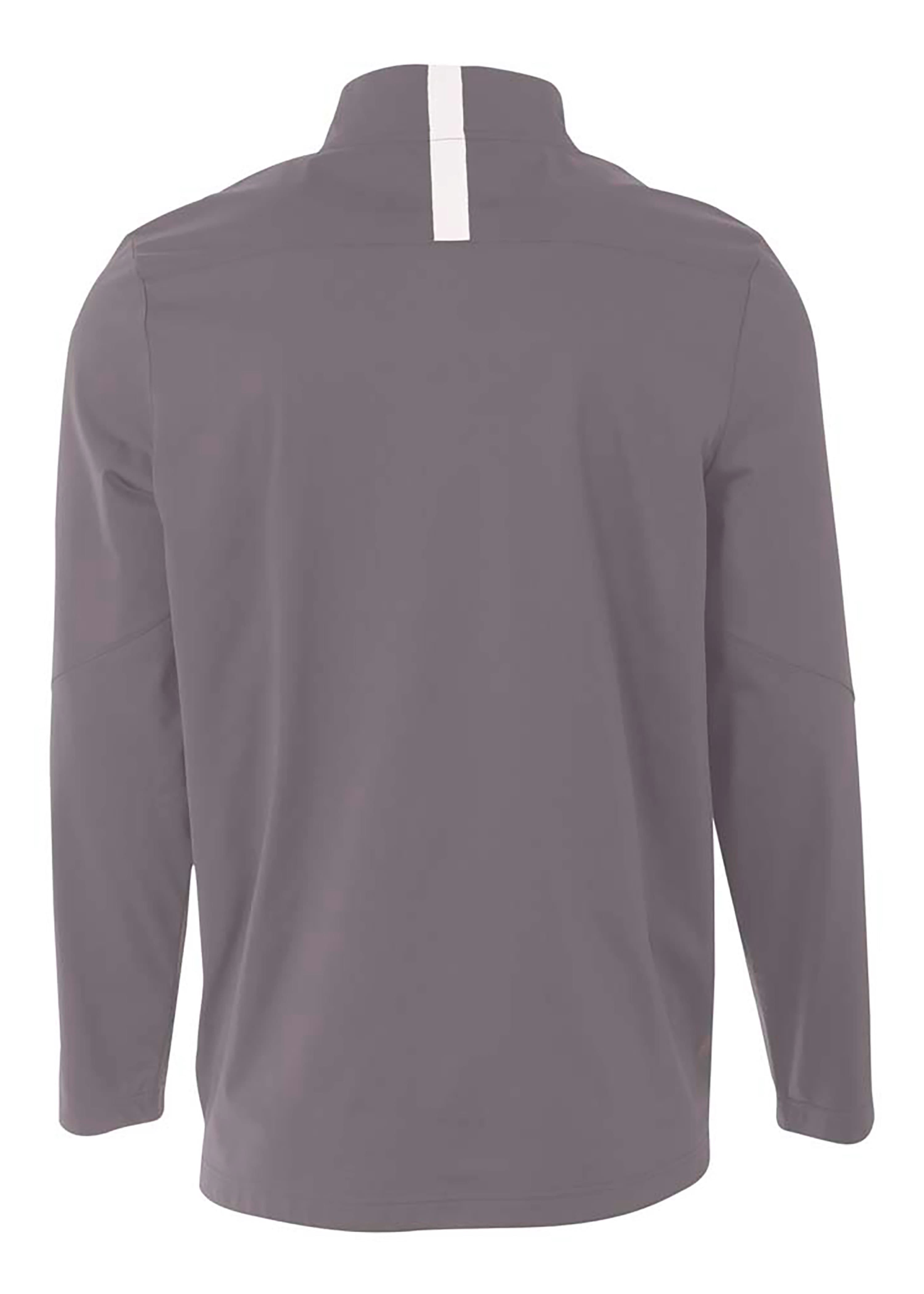 A4 League 1/4 Zip Jacket - GRAPHITE/WHITE - back