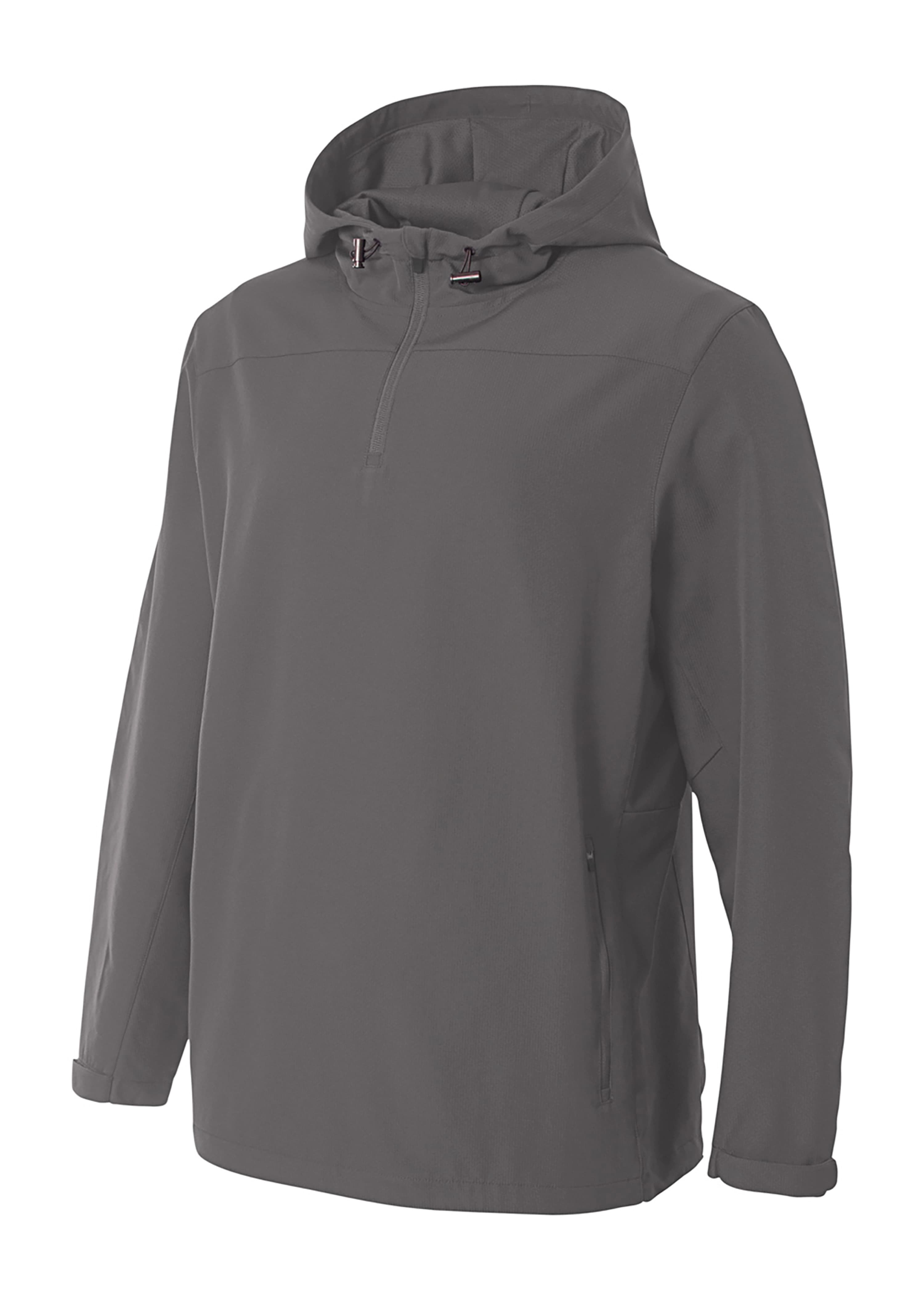 A4 Force 1/4 Zip Windbreaker - GRAPHITE - front