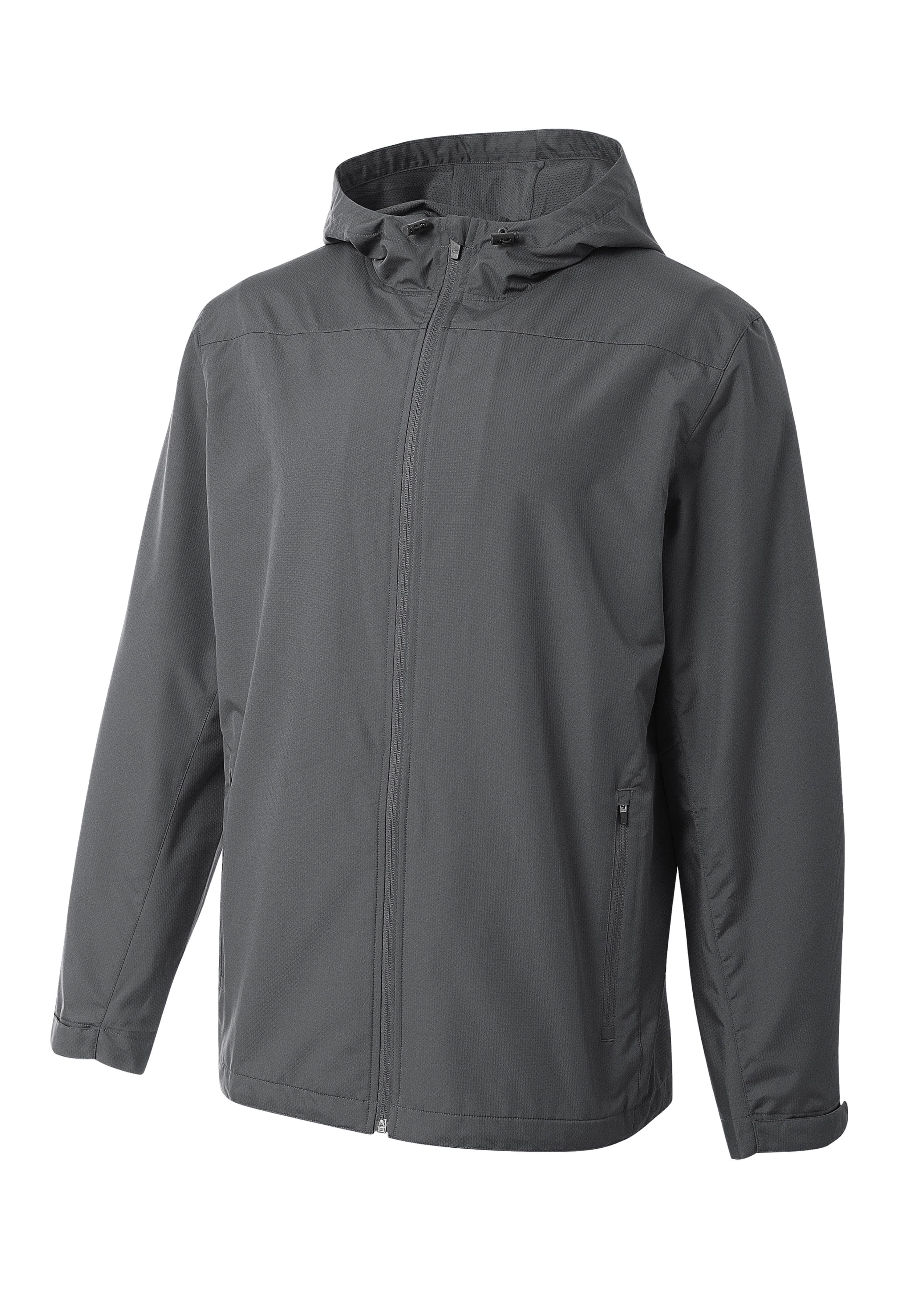 A4 Full Zip Force Windbreaker Jacket - GRAPHITE - front