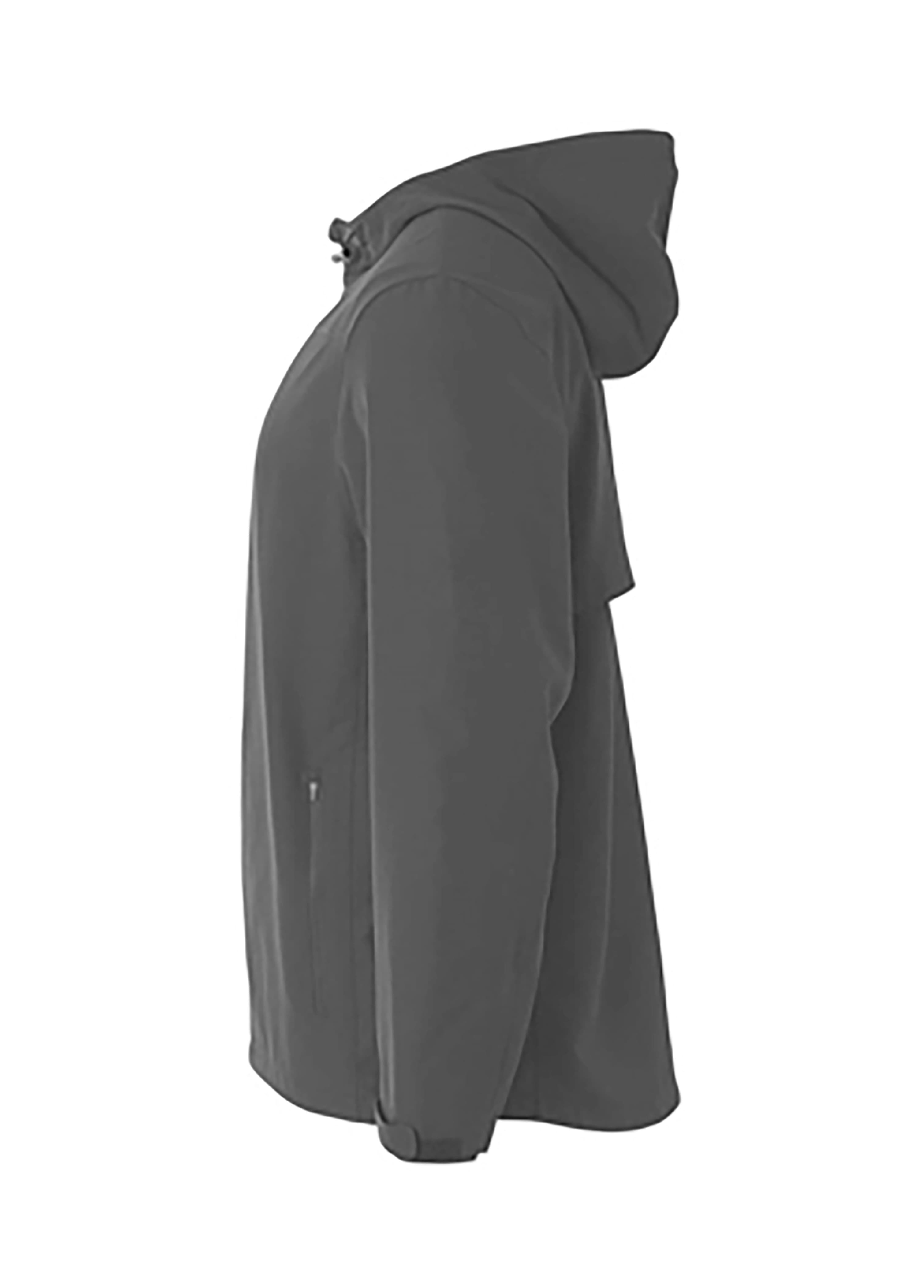 A4 Full Zip Force Windbreaker Jacket - GRAPHITE - side