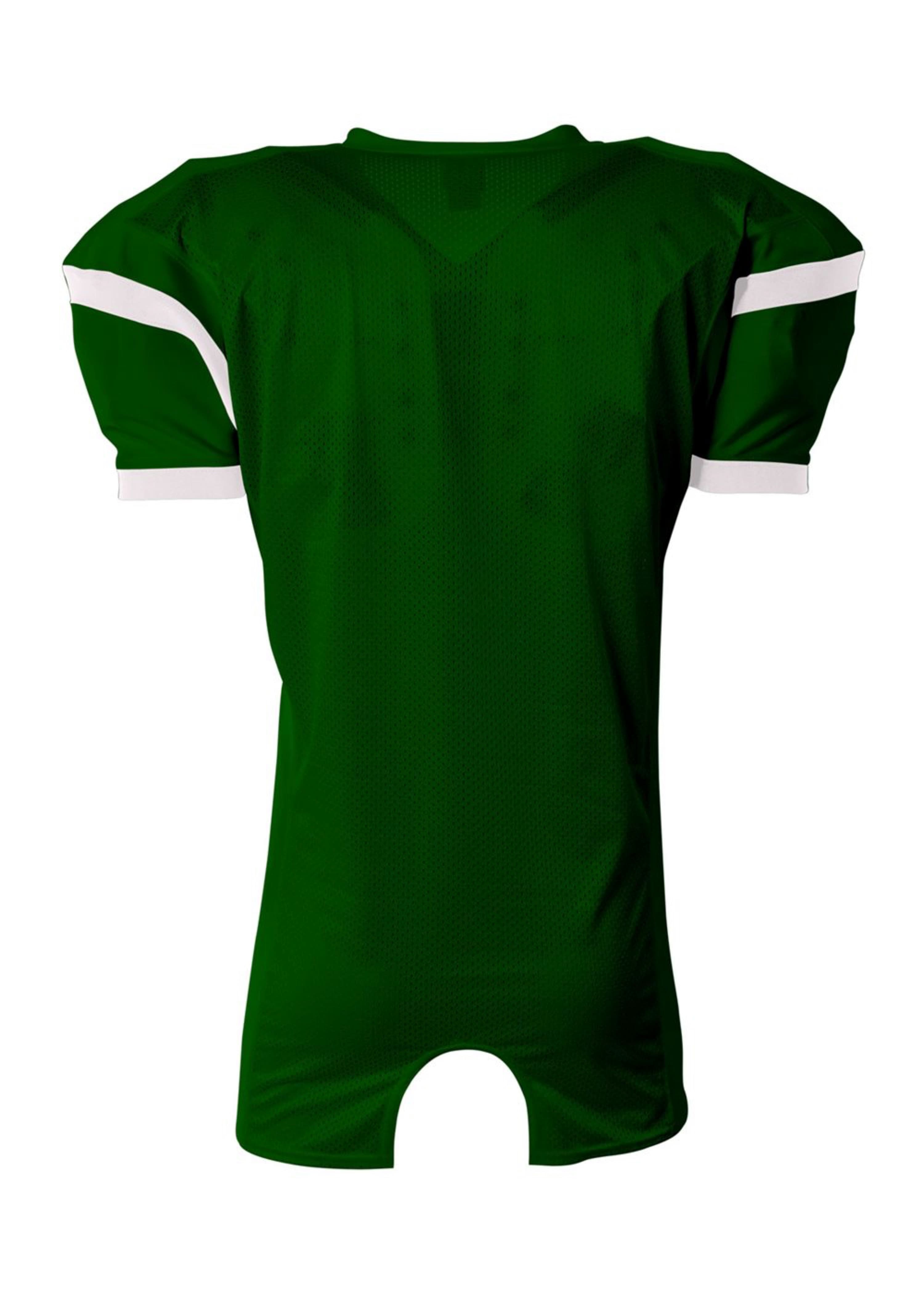A4 Rollout Football Jersey - FOREST/WHITE - back