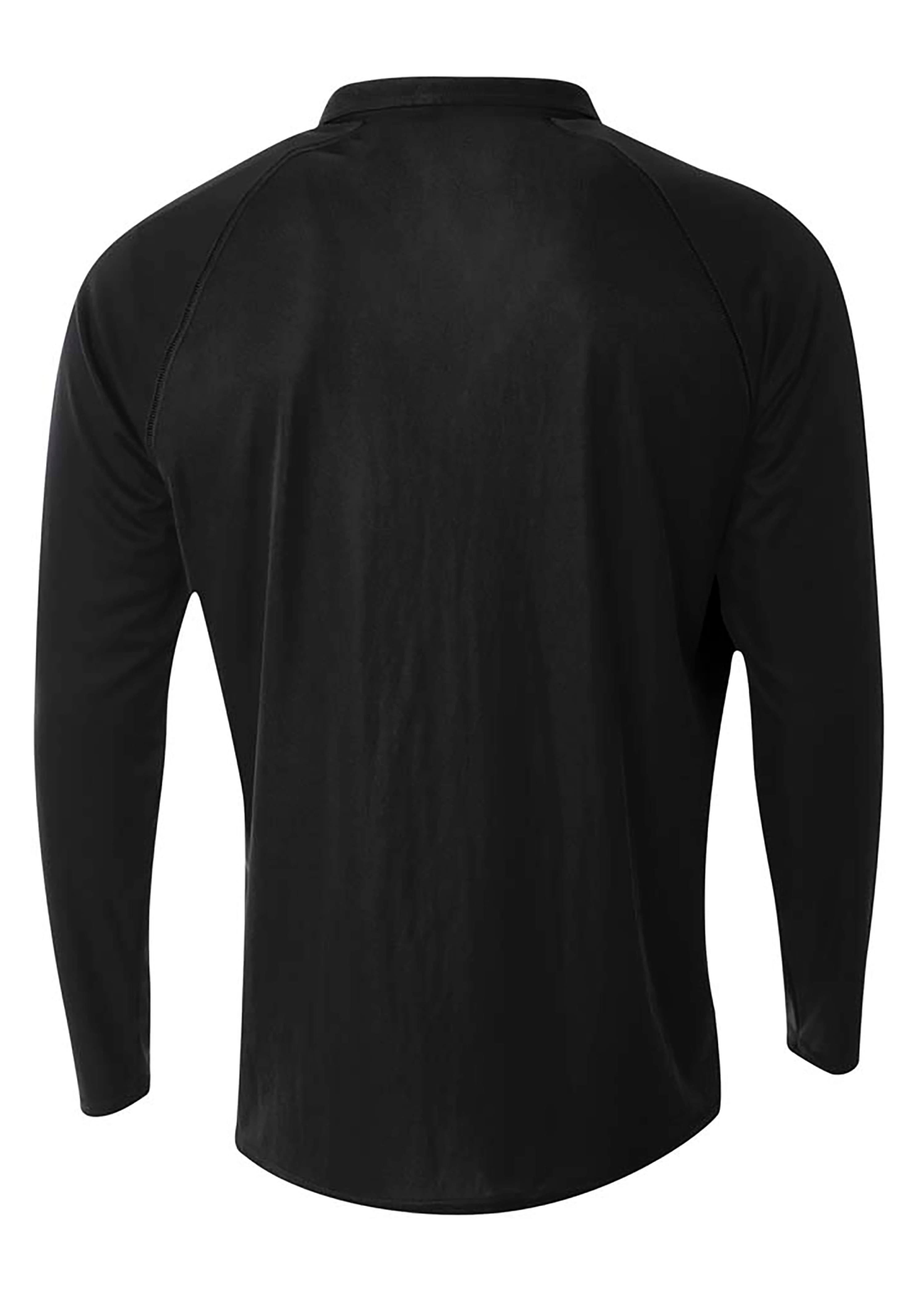 A4 Daily 1/4 Zip - BLACK - back