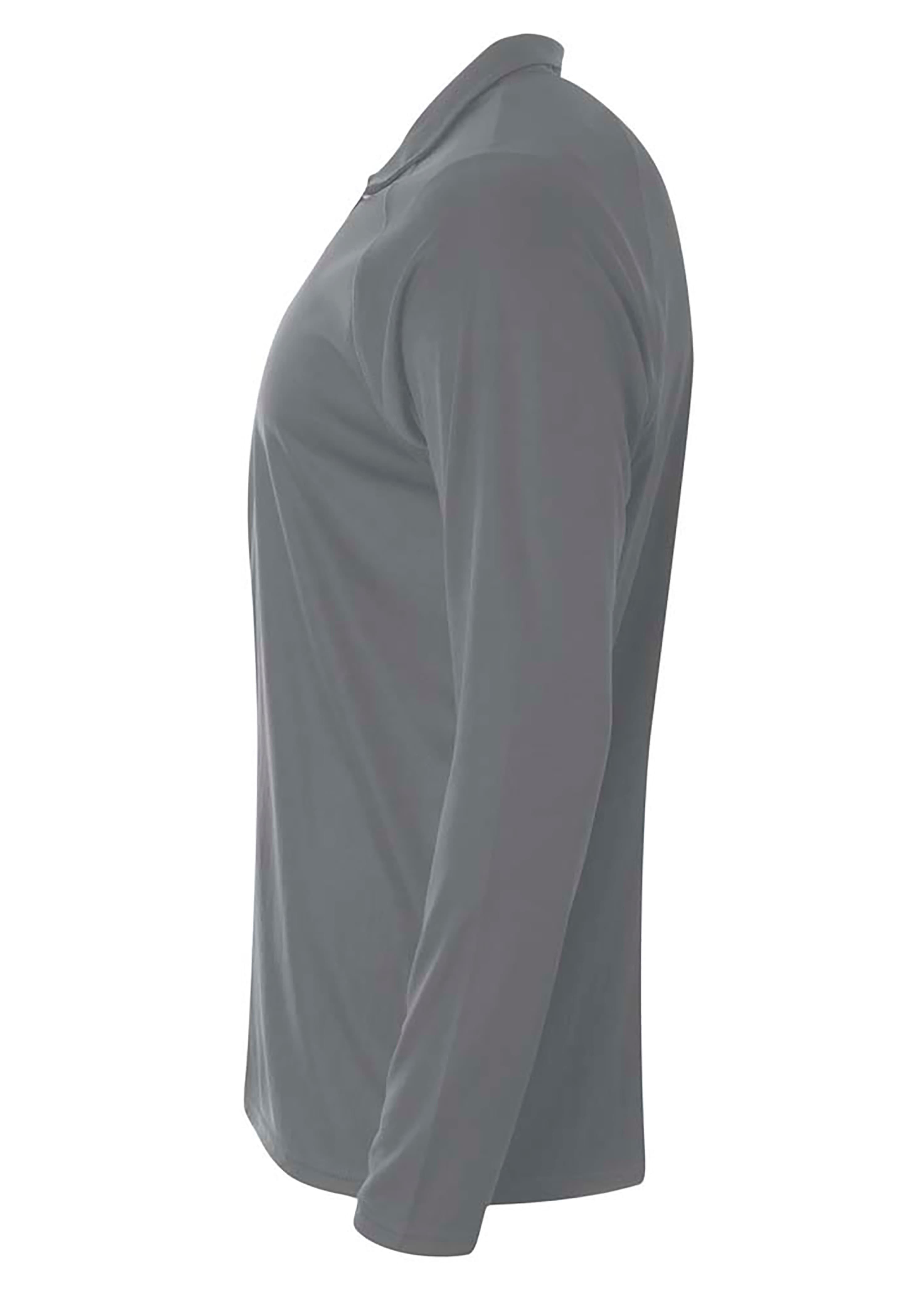 A4 Daily 1/4 Zip - GRAPHITE - side