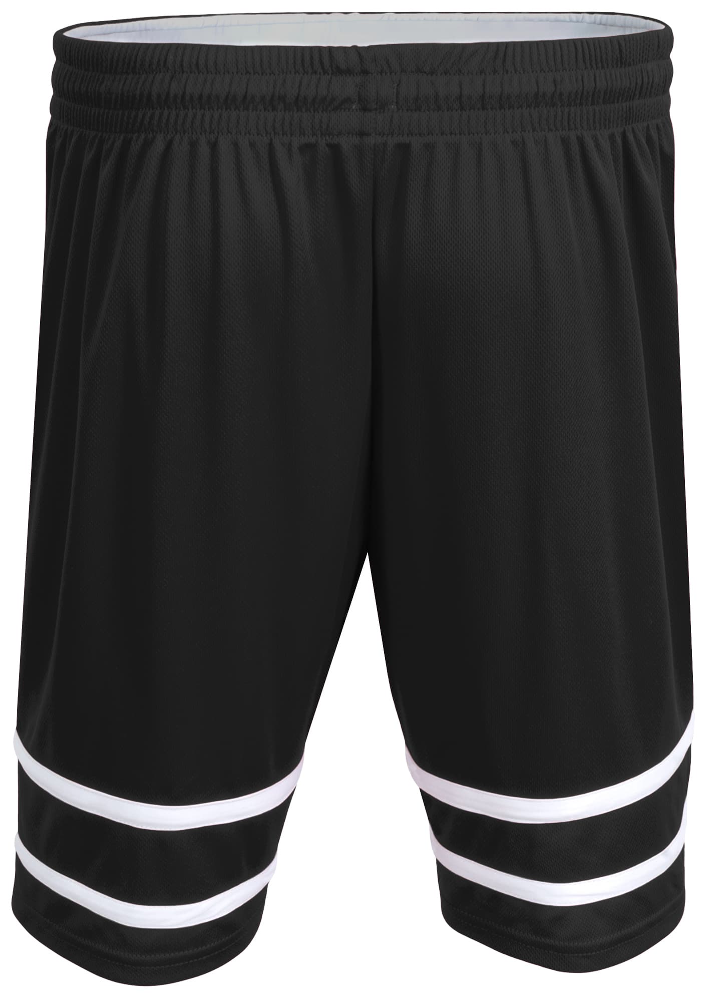 A4 MVP Reversible Basketball Shorts - BLACK/WHITE - back