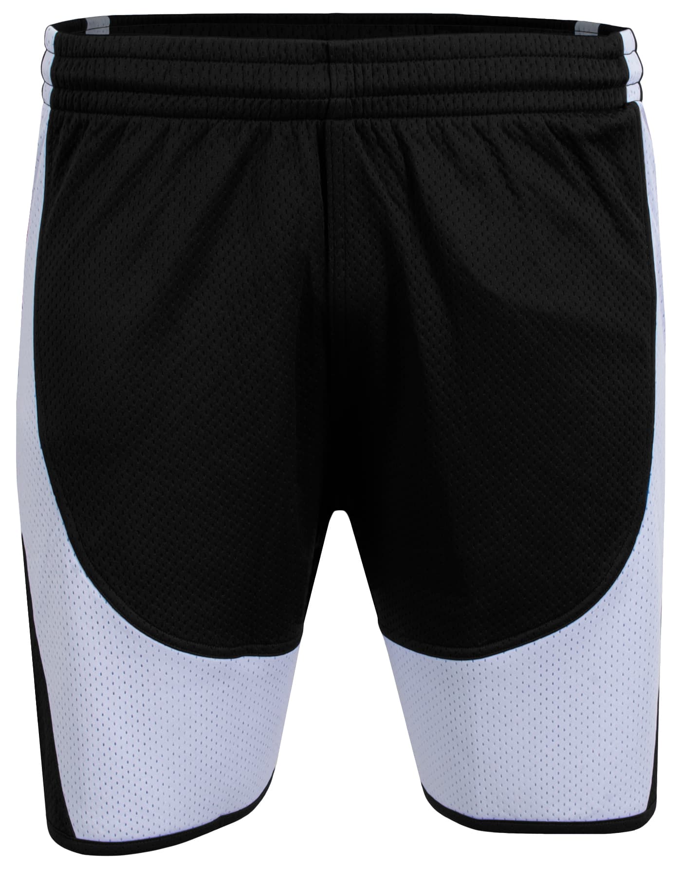 A4 Wave Single-Ply Reversible Shorts - BLACK/WHITE - front