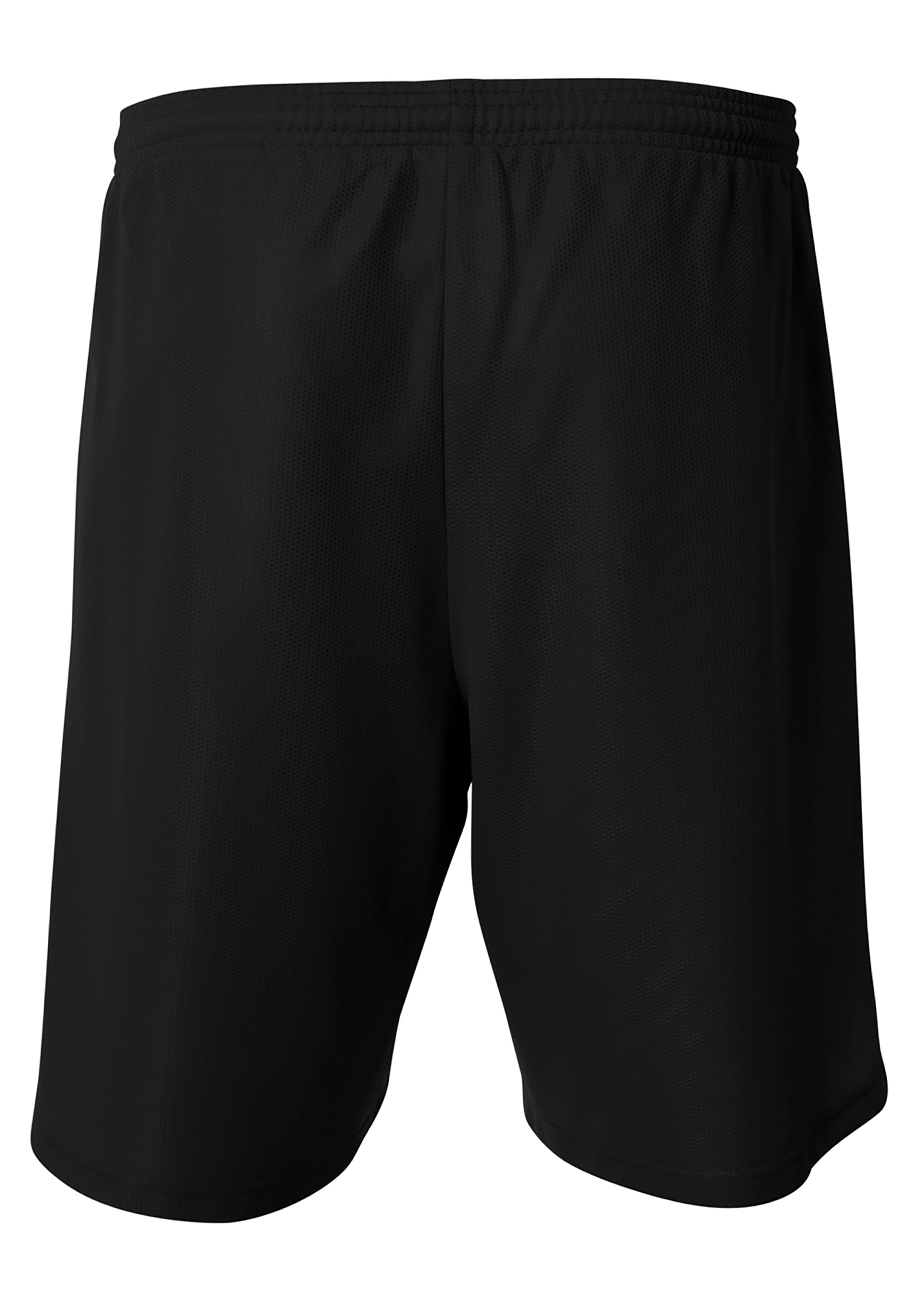 A4 Lined Micromesh Short - BLACK - back