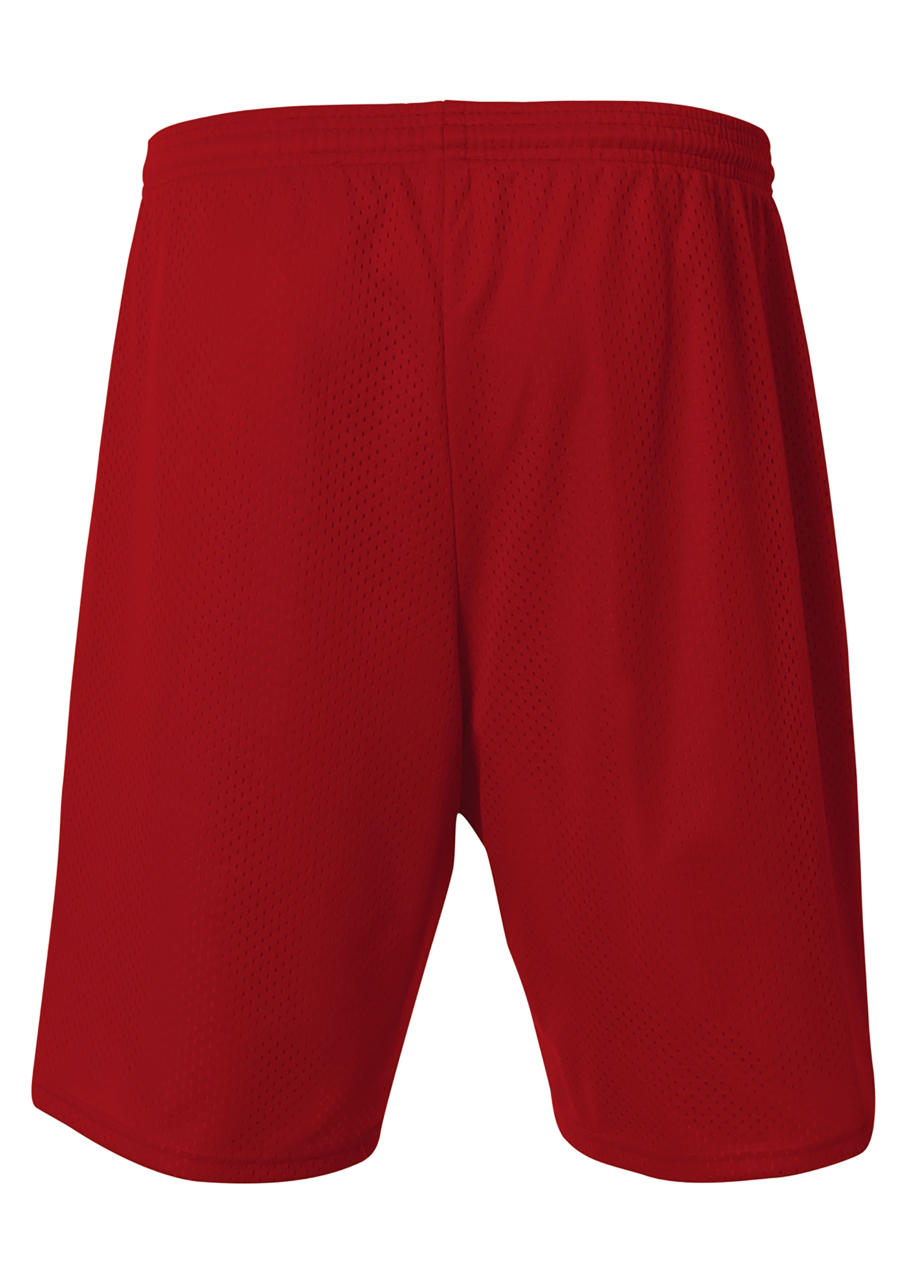 A4 Lined Tricot Mesh Shorts - CARDINAL - back