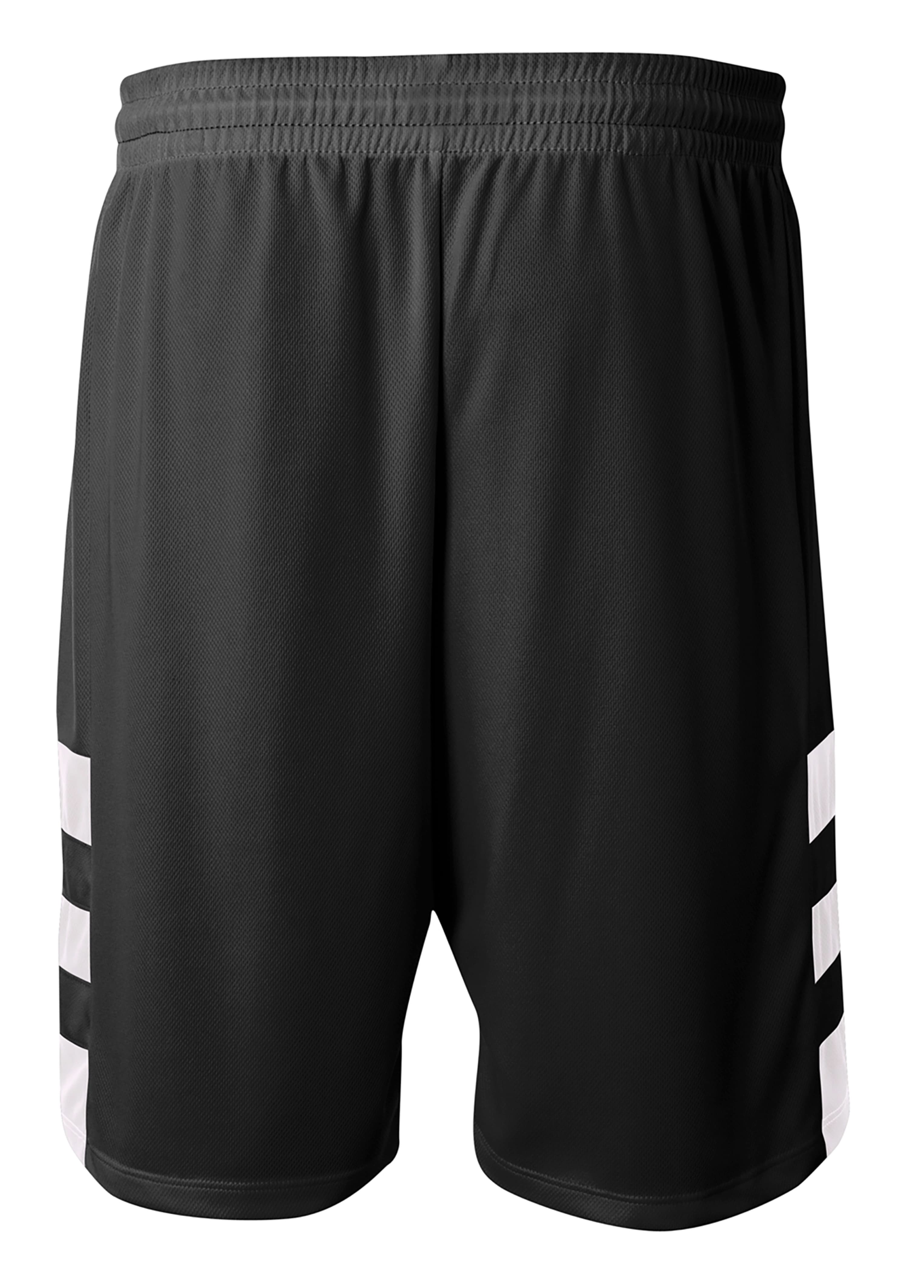 A4 Reversible Speedway Short - BLACK/WHITE - back