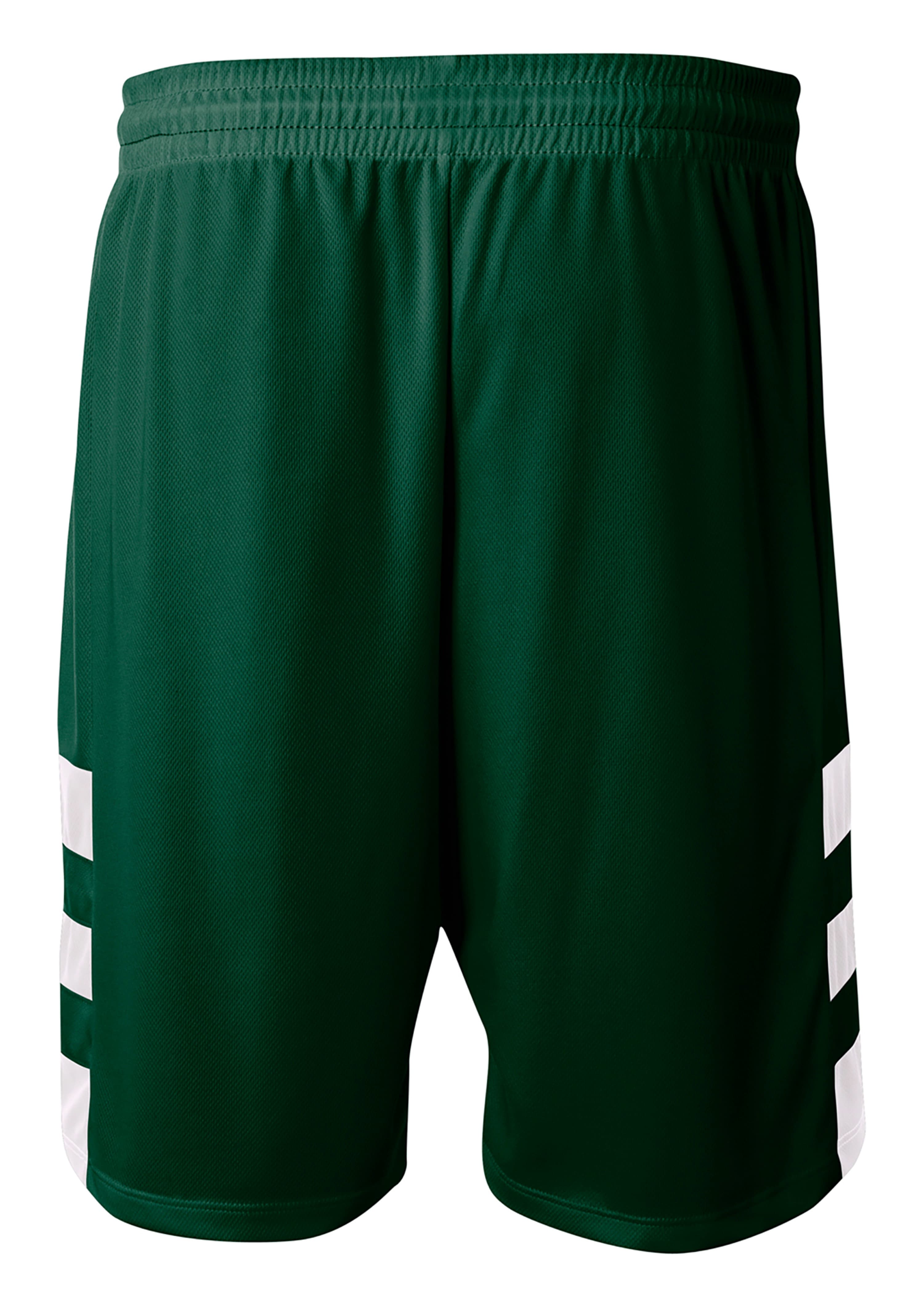 A4 Reversible Speedway Short - FOREST/WHITE - back