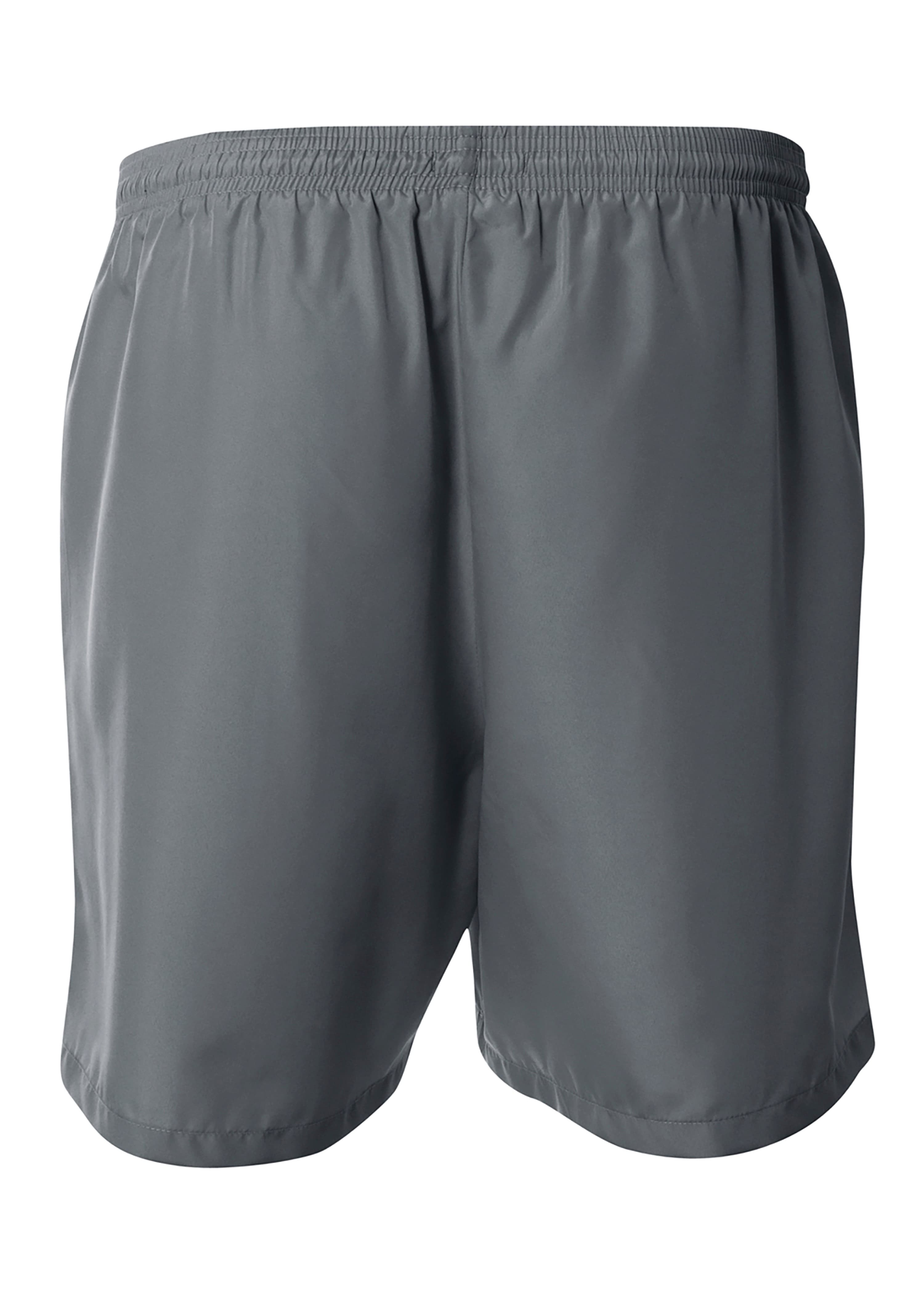 A4 Woven Soccer Short - GRAPHITE - back