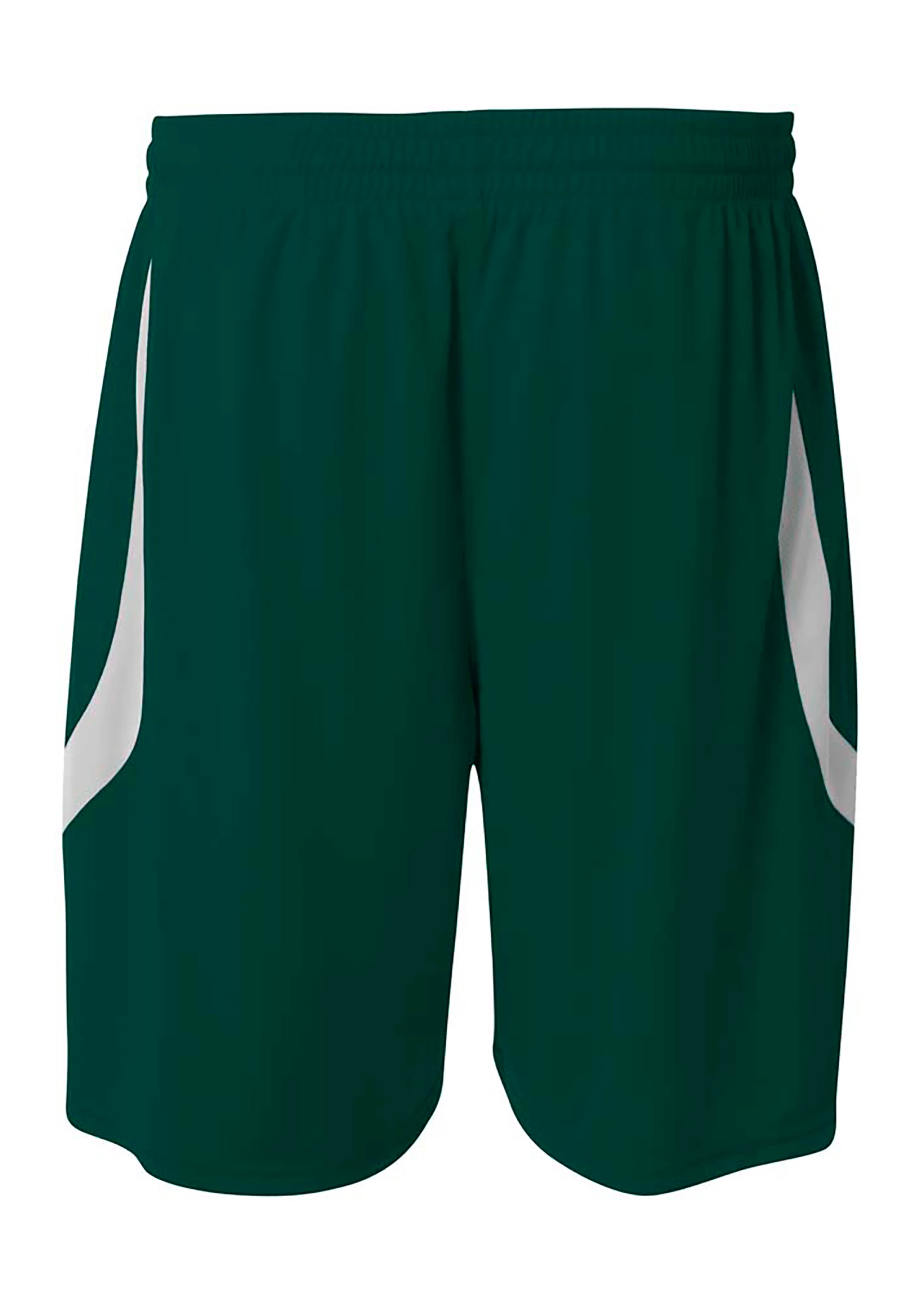 A4 Double Double Short - FOREST/WHITE - back