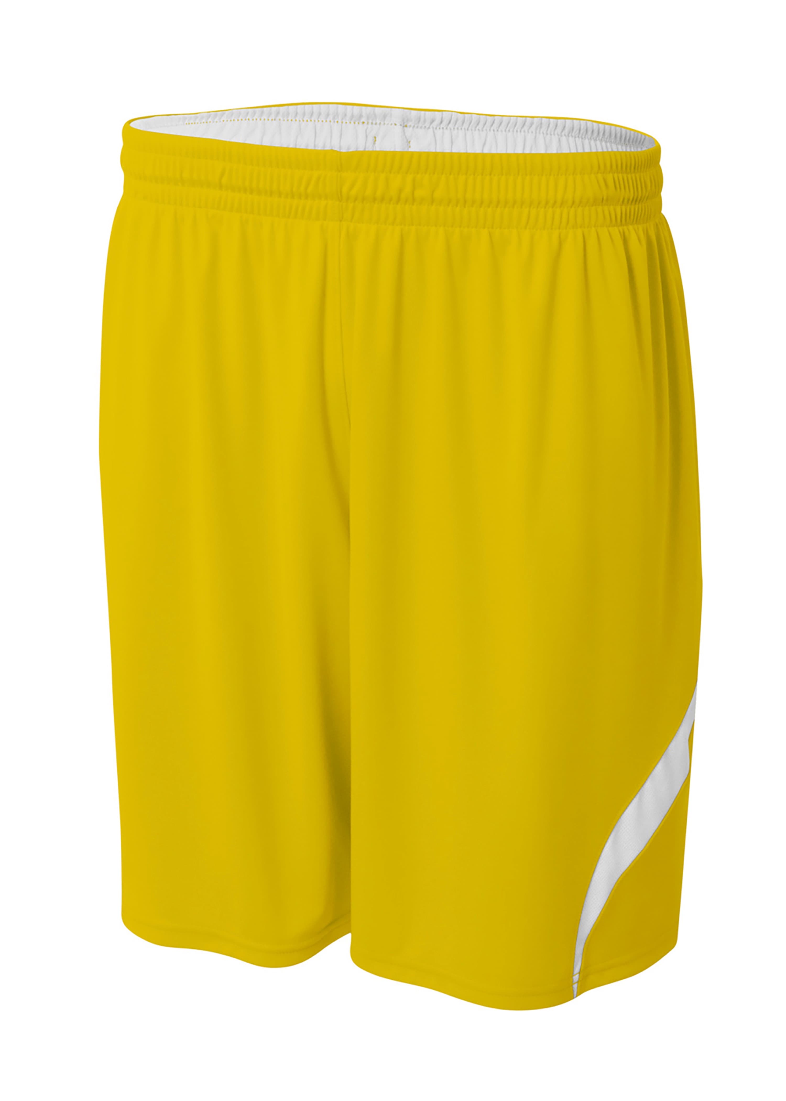 A4 Double Double Short - GOLD/WHITE - front