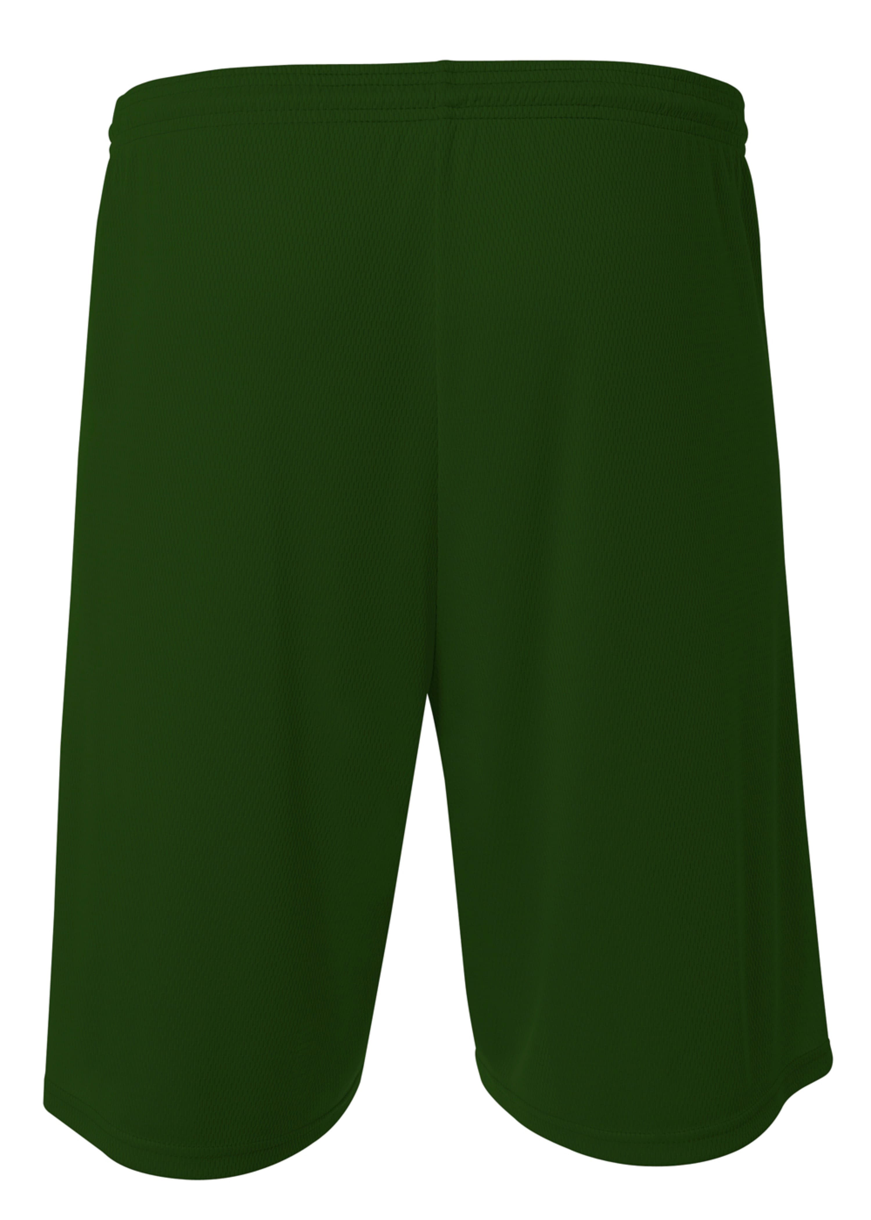 A4 Power Mesh Practice Short - FOREST - back