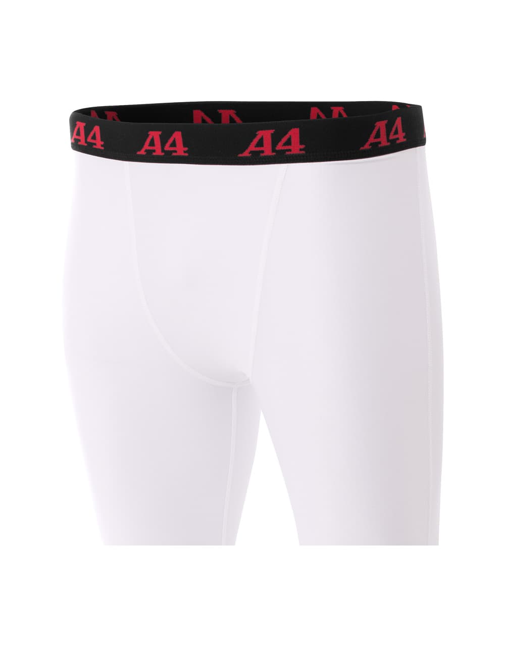 A4 Compression Short - WHITE - front
