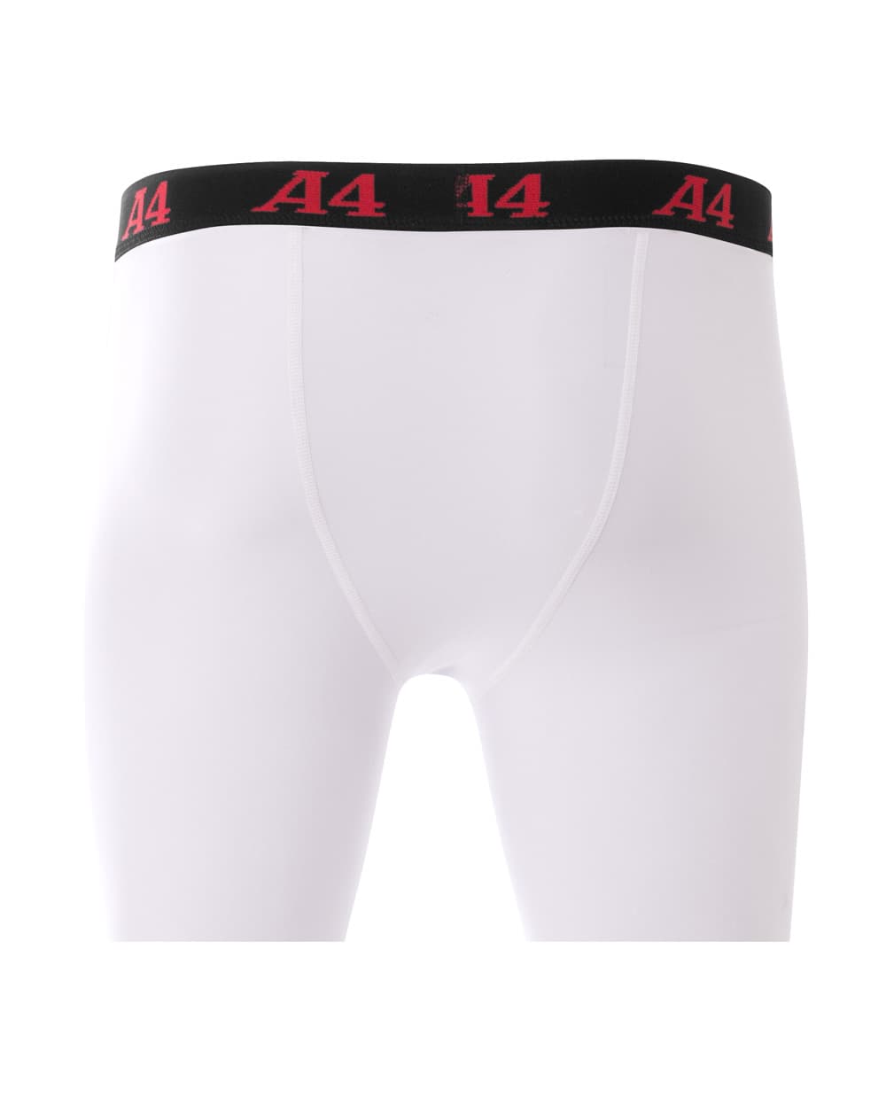 A4 Compression Short - WHITE - back