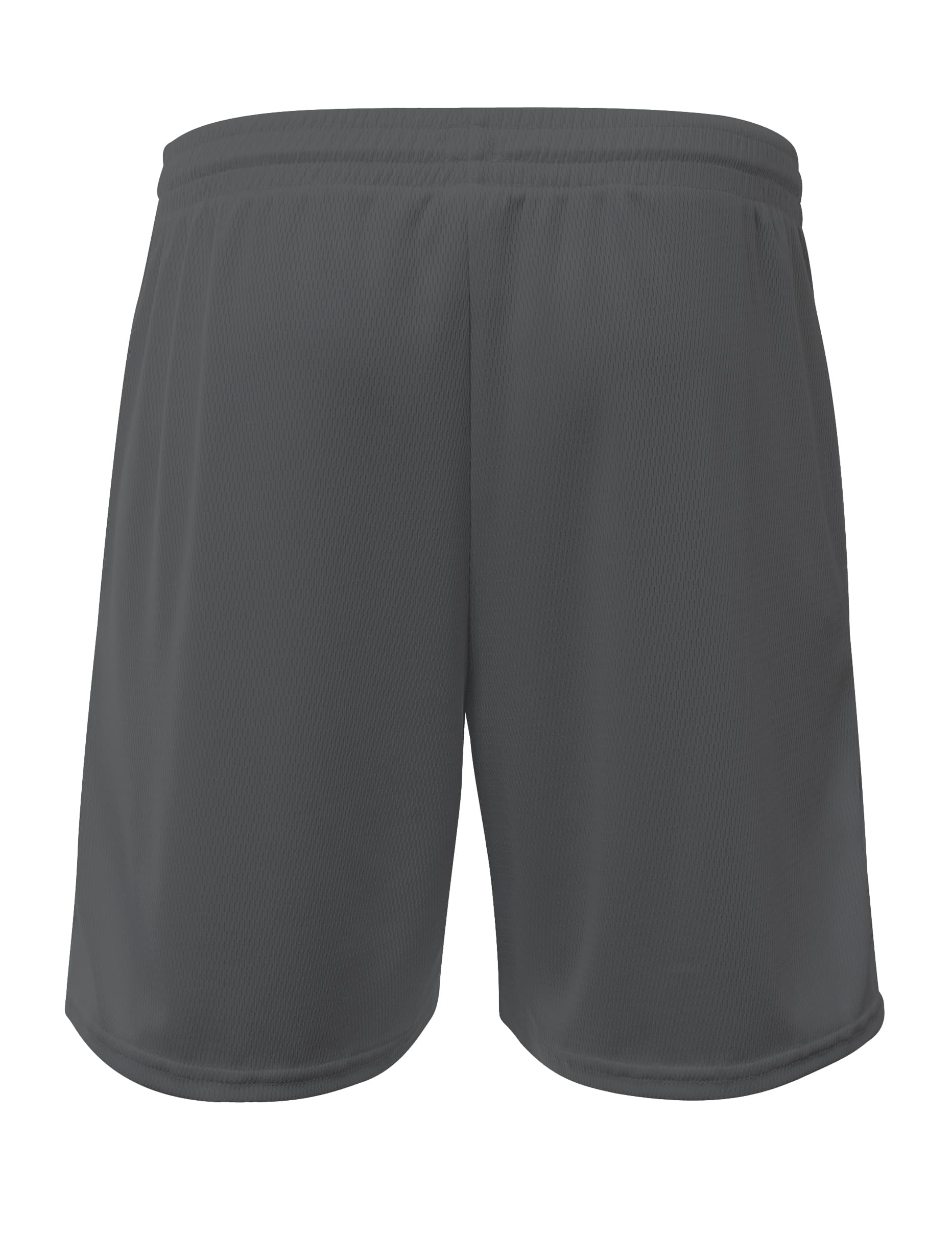 A4 Flatback Mesh Short with Pockets - GRAPHITE - back