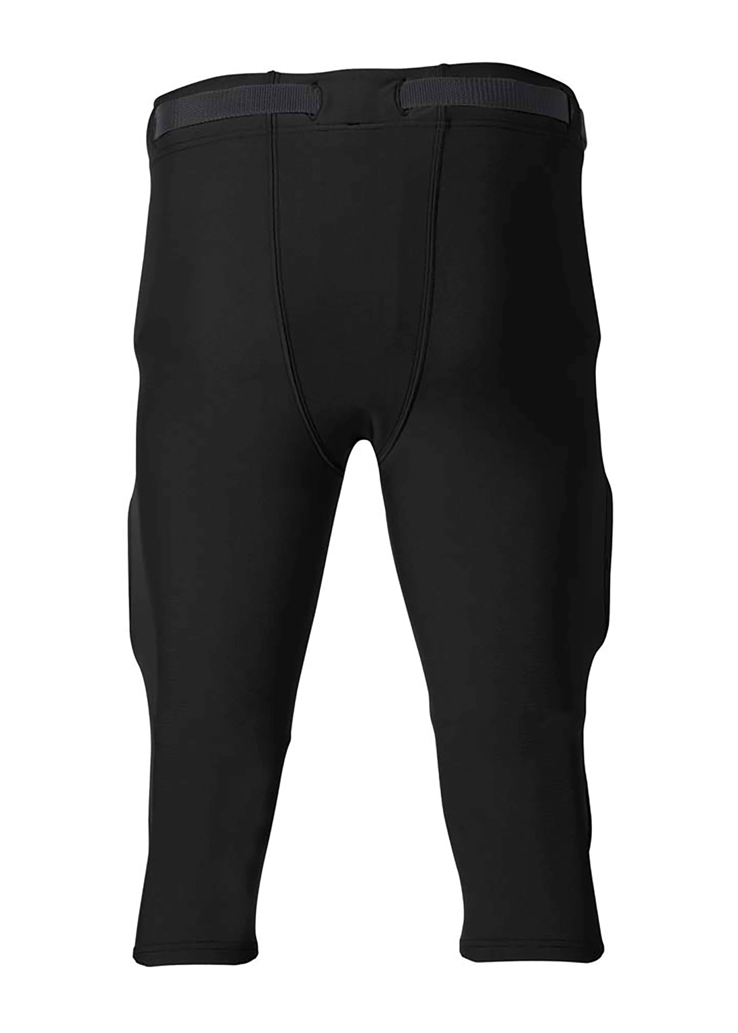 A4 Flyless Football Pant - BLACK - back