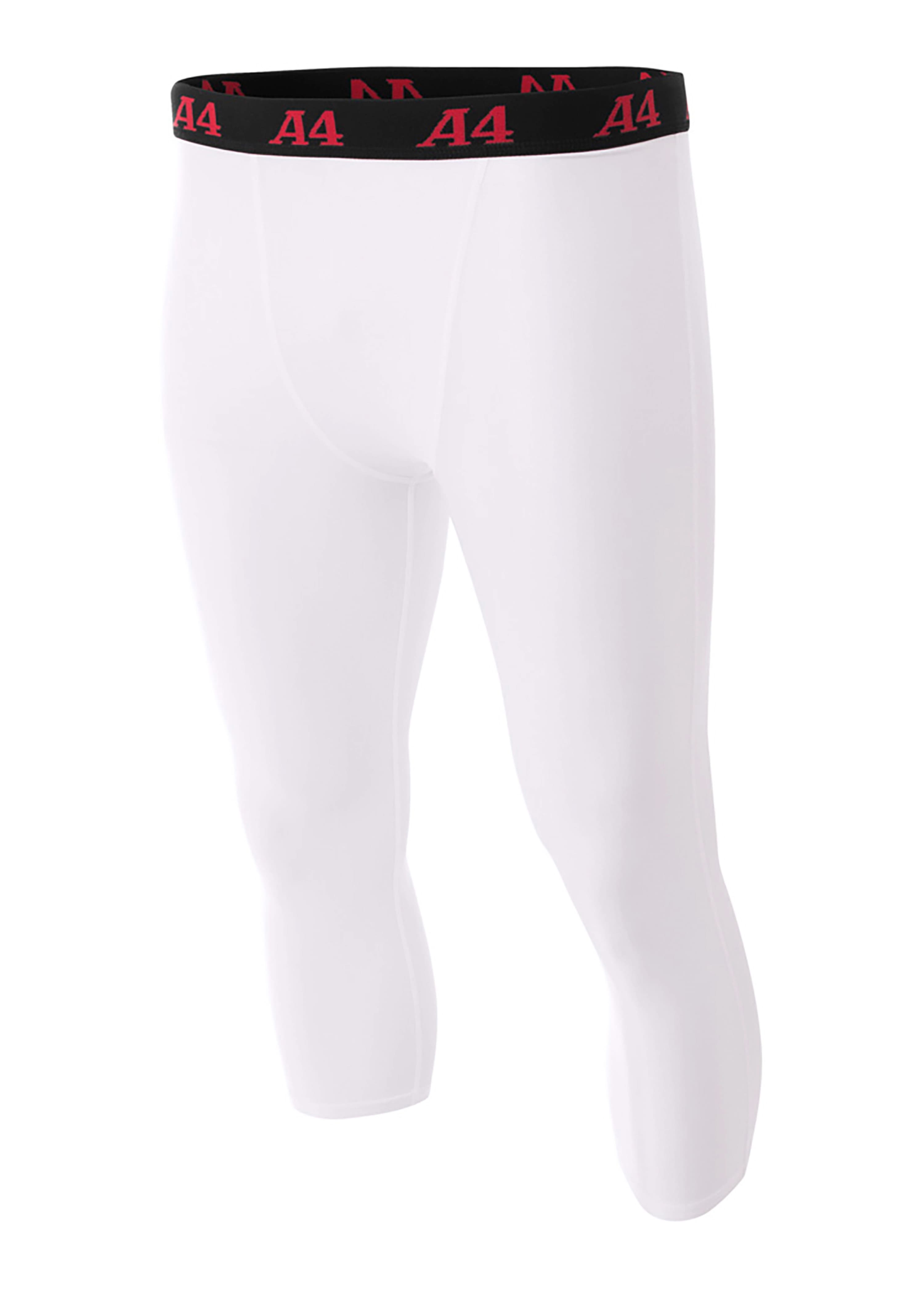 A4 Compression Tight - WHITE - front