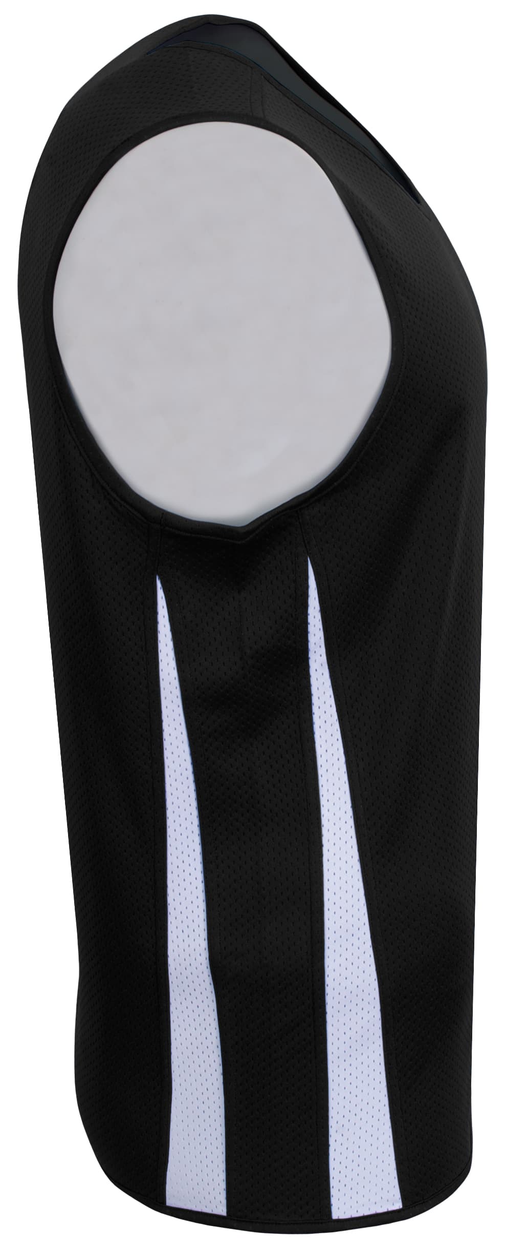 A4 Youth Wave Single-Ply Reversible Jersey - BLACK/WHITE - side