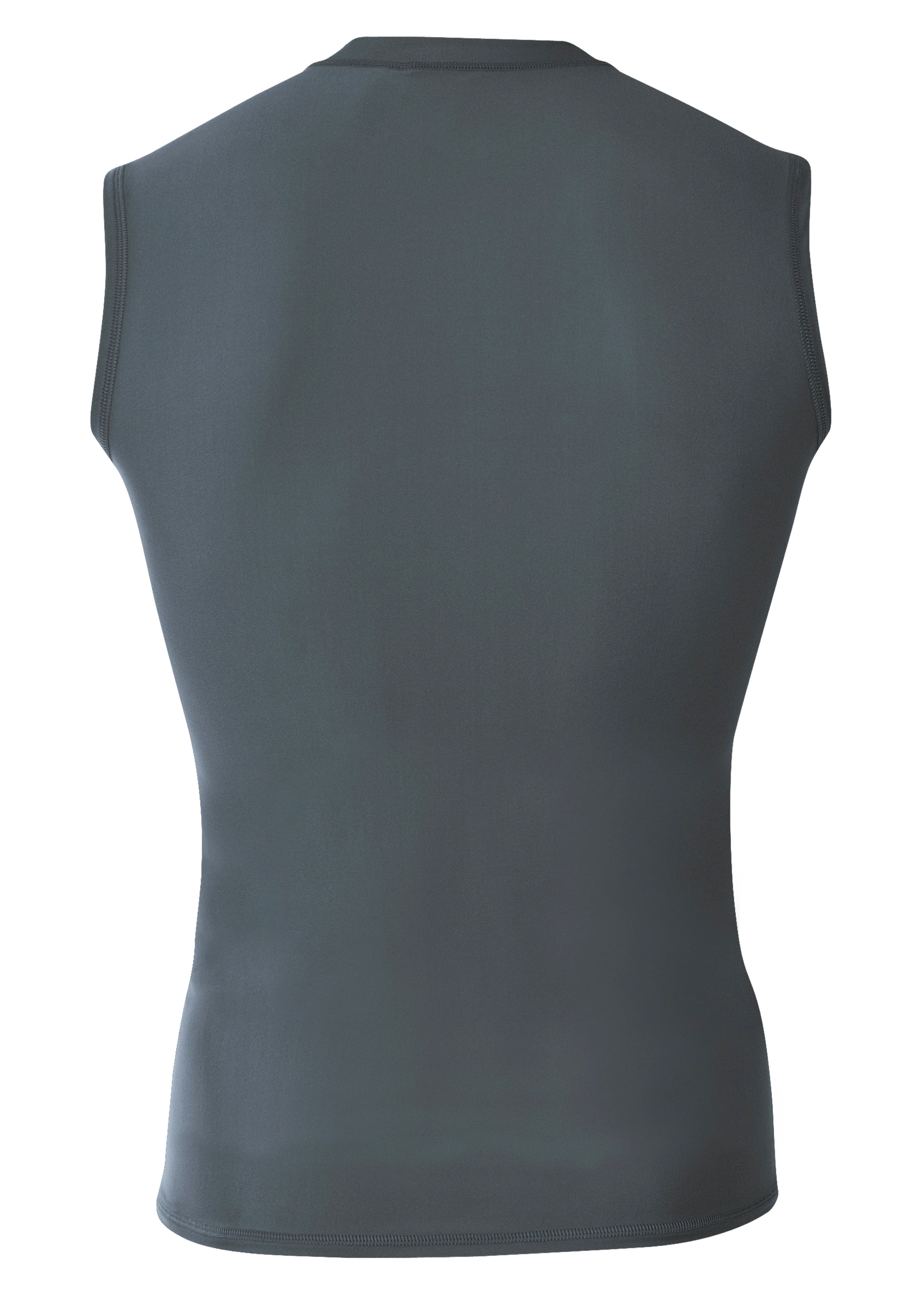 A4 Youth Compression Muscle - GRAPHITE - back