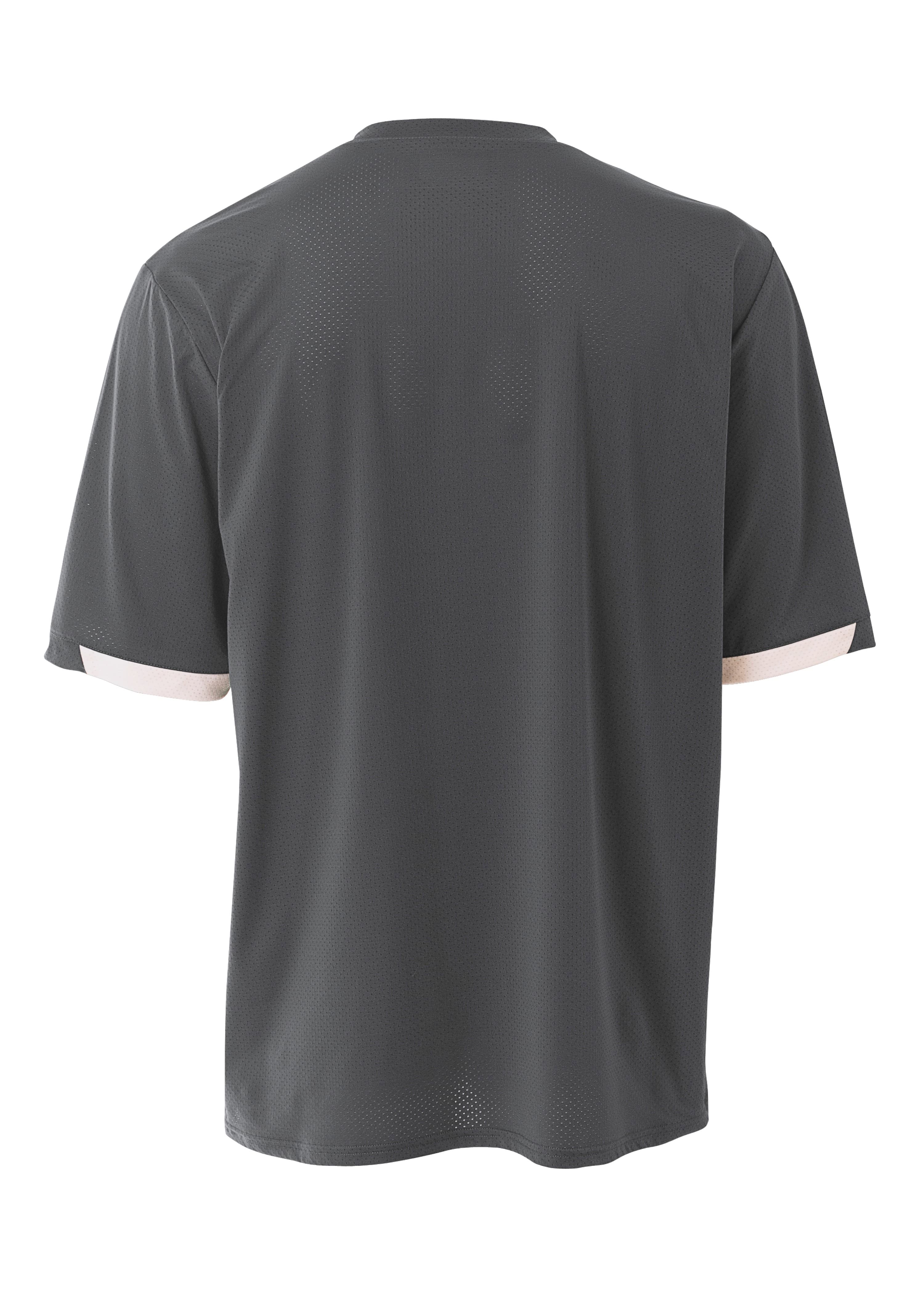 A4  Youth Stretch Pro Baseball Jersey - GRAPHITE/WHITE - back