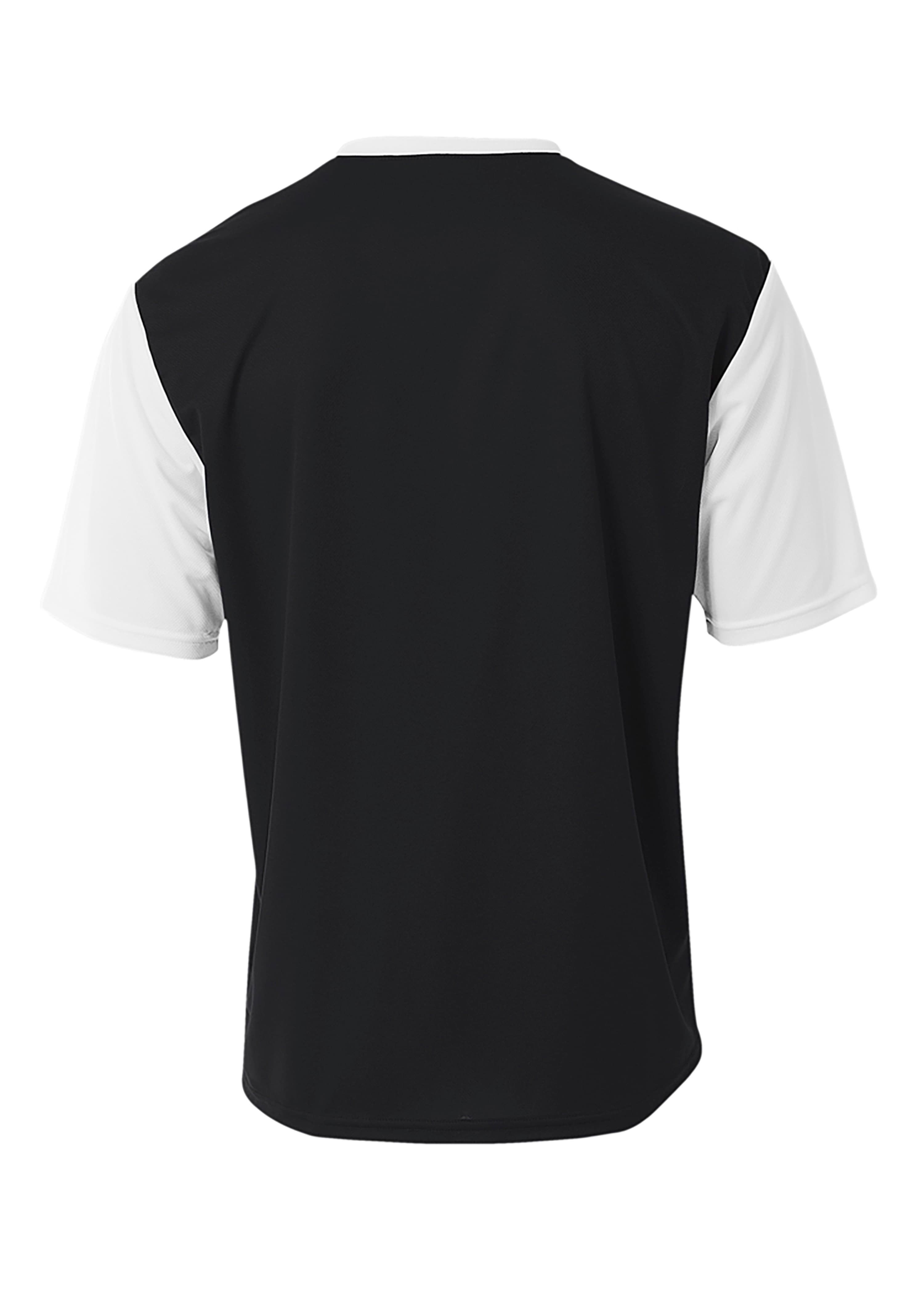 A4 Legend Soccer Jersey - BLACK/WHITE - back