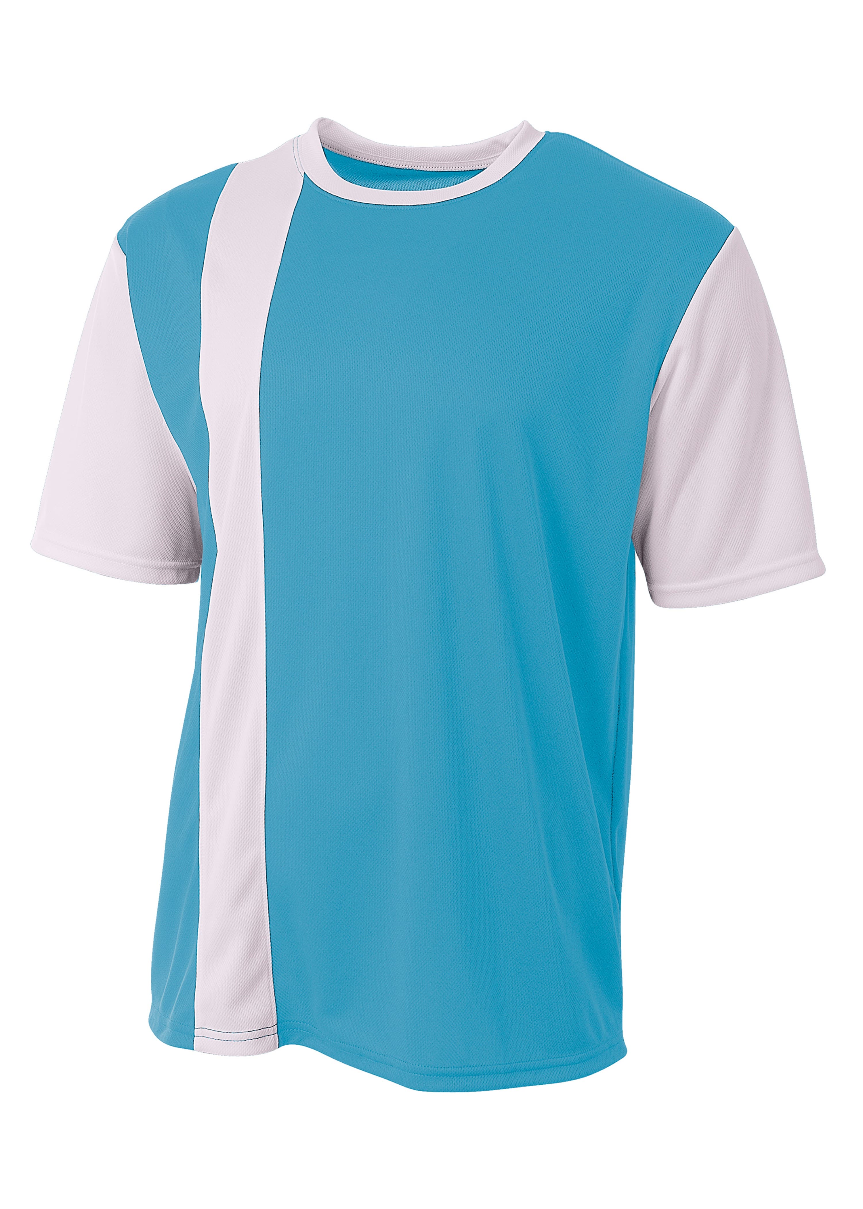 A4 Legend Soccer Jersey - ELECTRIC BLUE WHITE - front