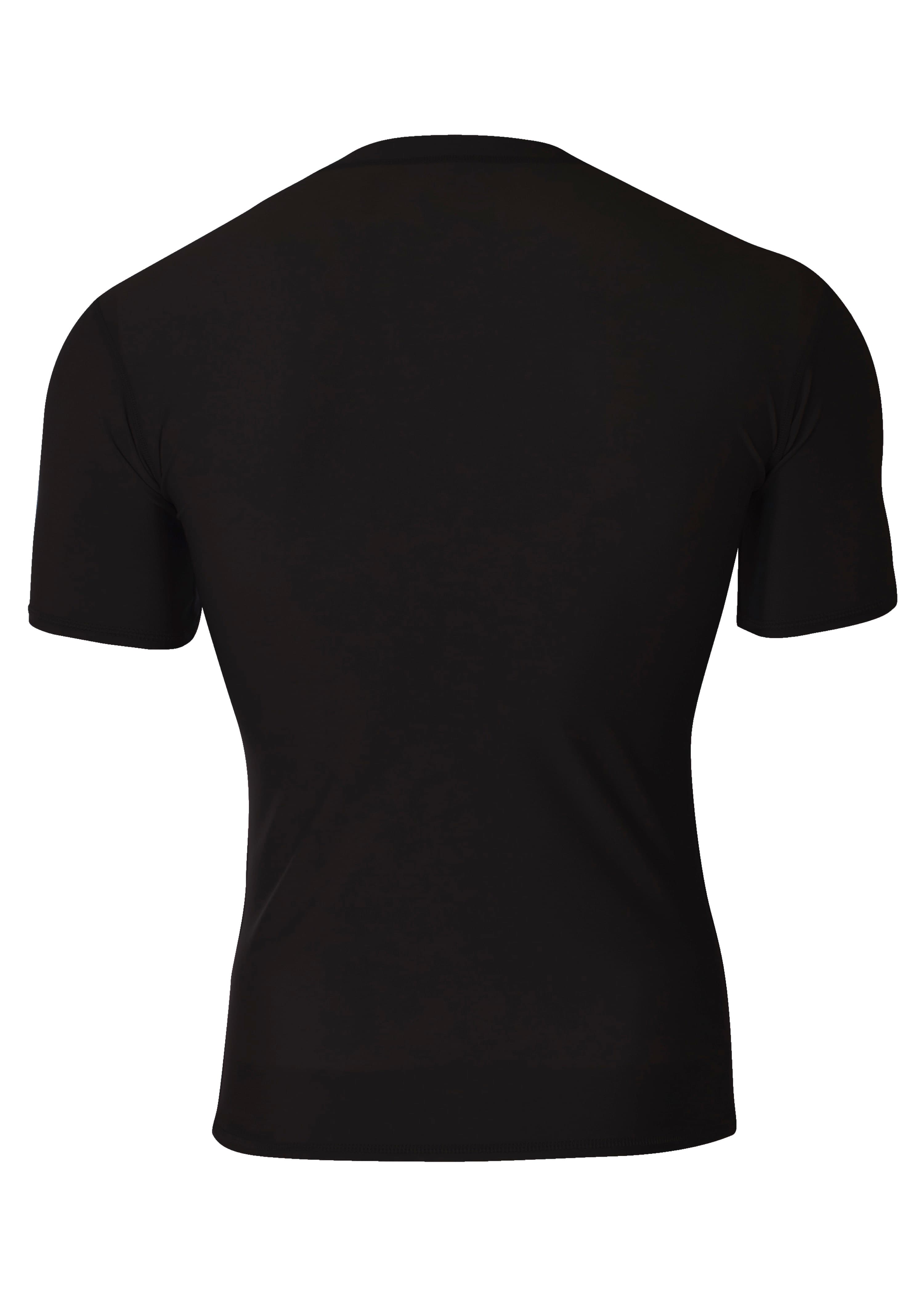A4 Youth Short Sleeve Compression Crew - BLACK - back