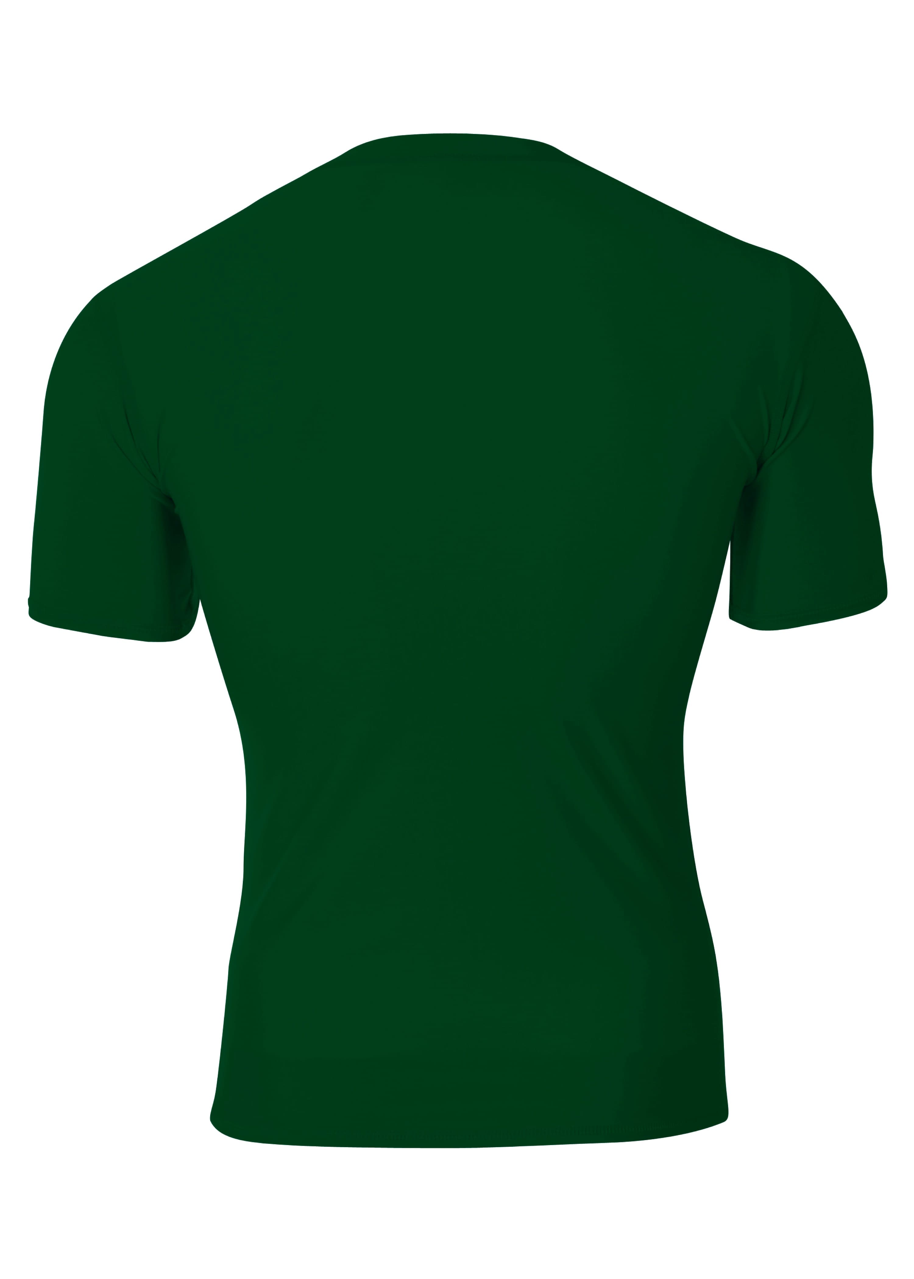 A4 Youth Short Sleeve Compression Crew - FOREST - back