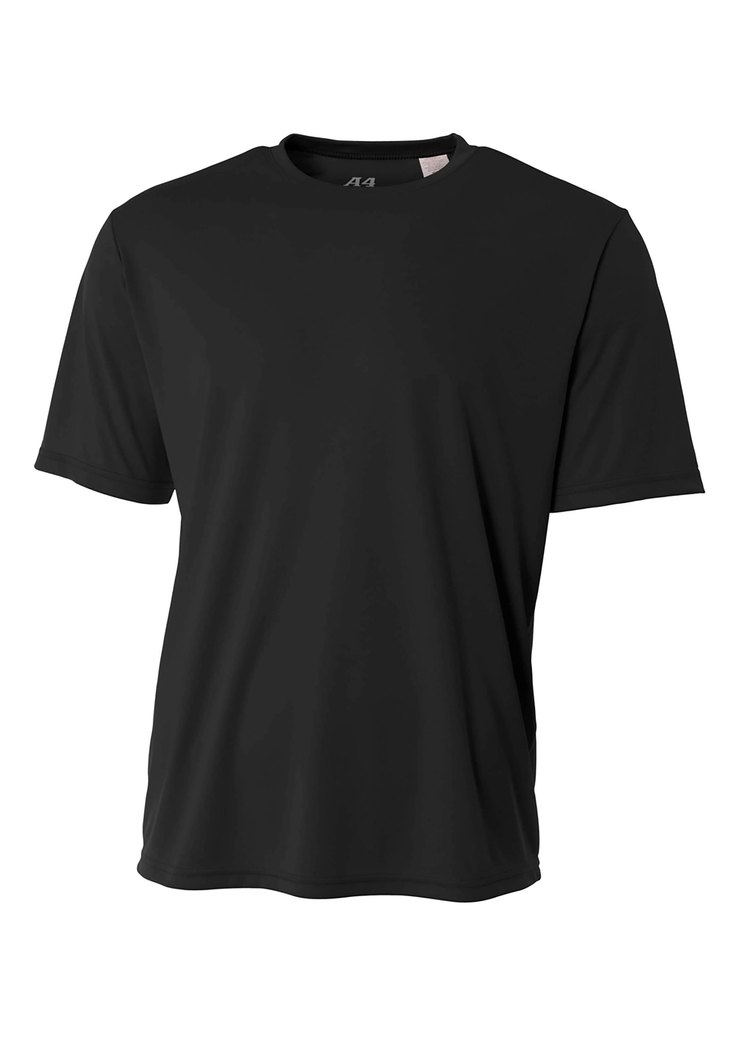 A4 Cooling Performance Crew - BLACK - front