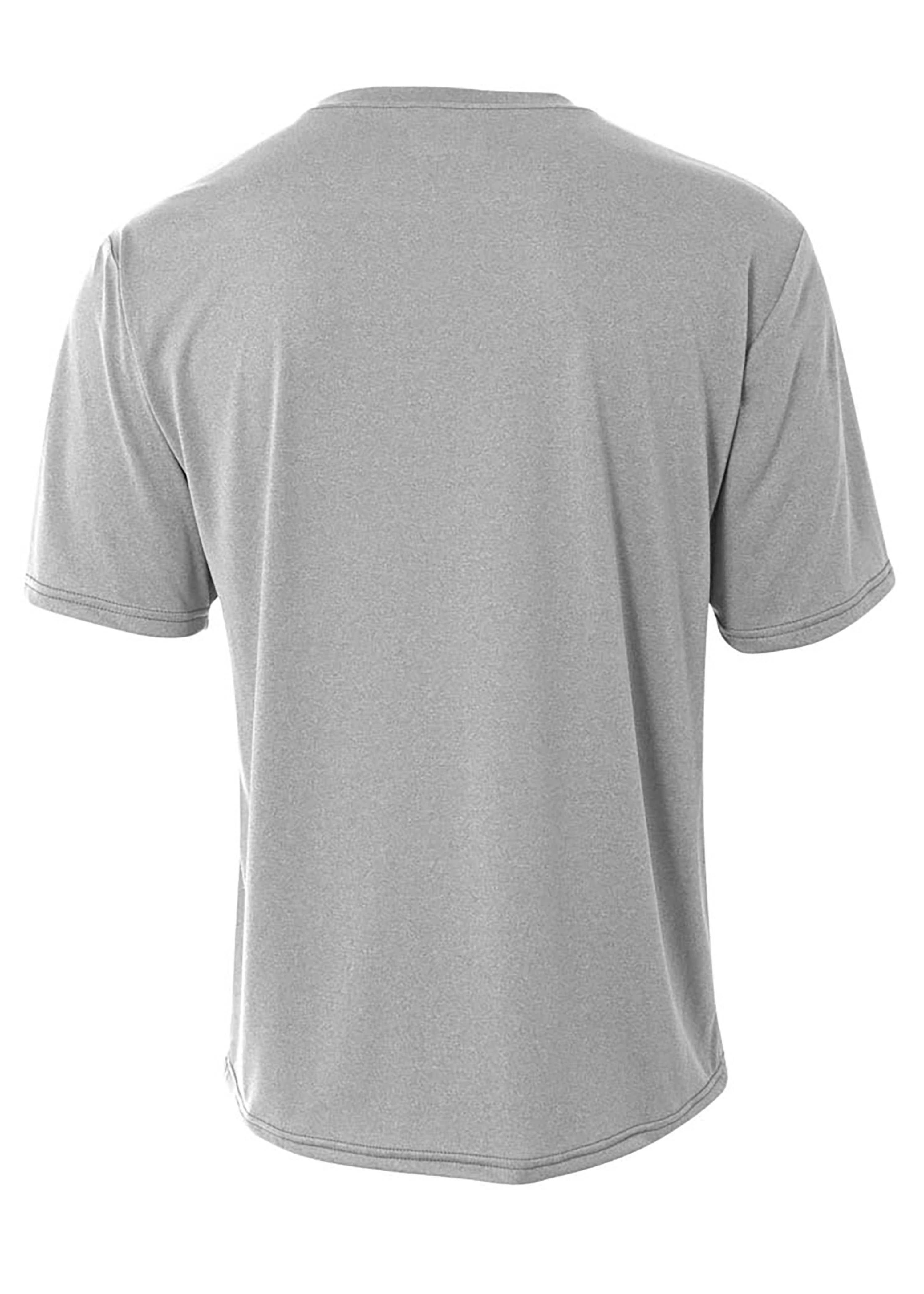 A4 Topflight Heather Tee - ATHLETIC HEATHER - back