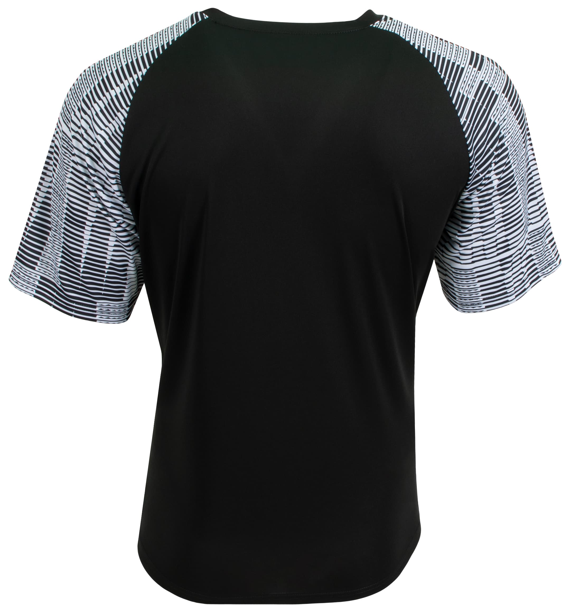 A4 Youth Attacker Soccer Jersey - BLACK/WHITE - back